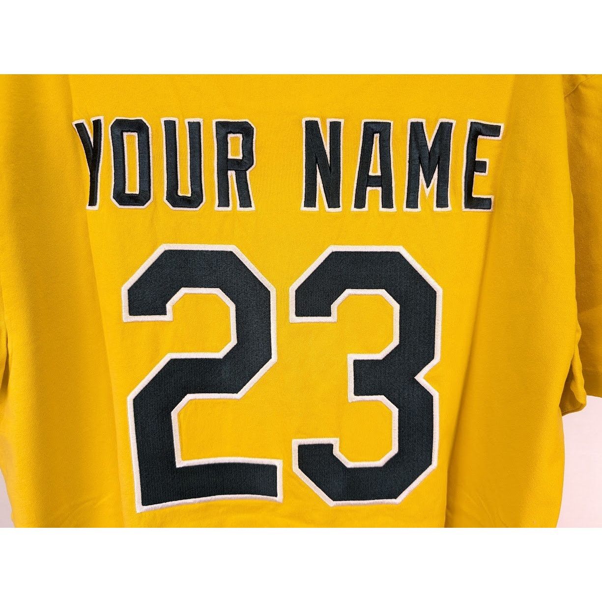 Off-White o1rshd1 MLB- Oakland Athletics Short Sleeve T-Shirt Yellow Size US XL / EU 56 / 4 - 19 Thumbnail