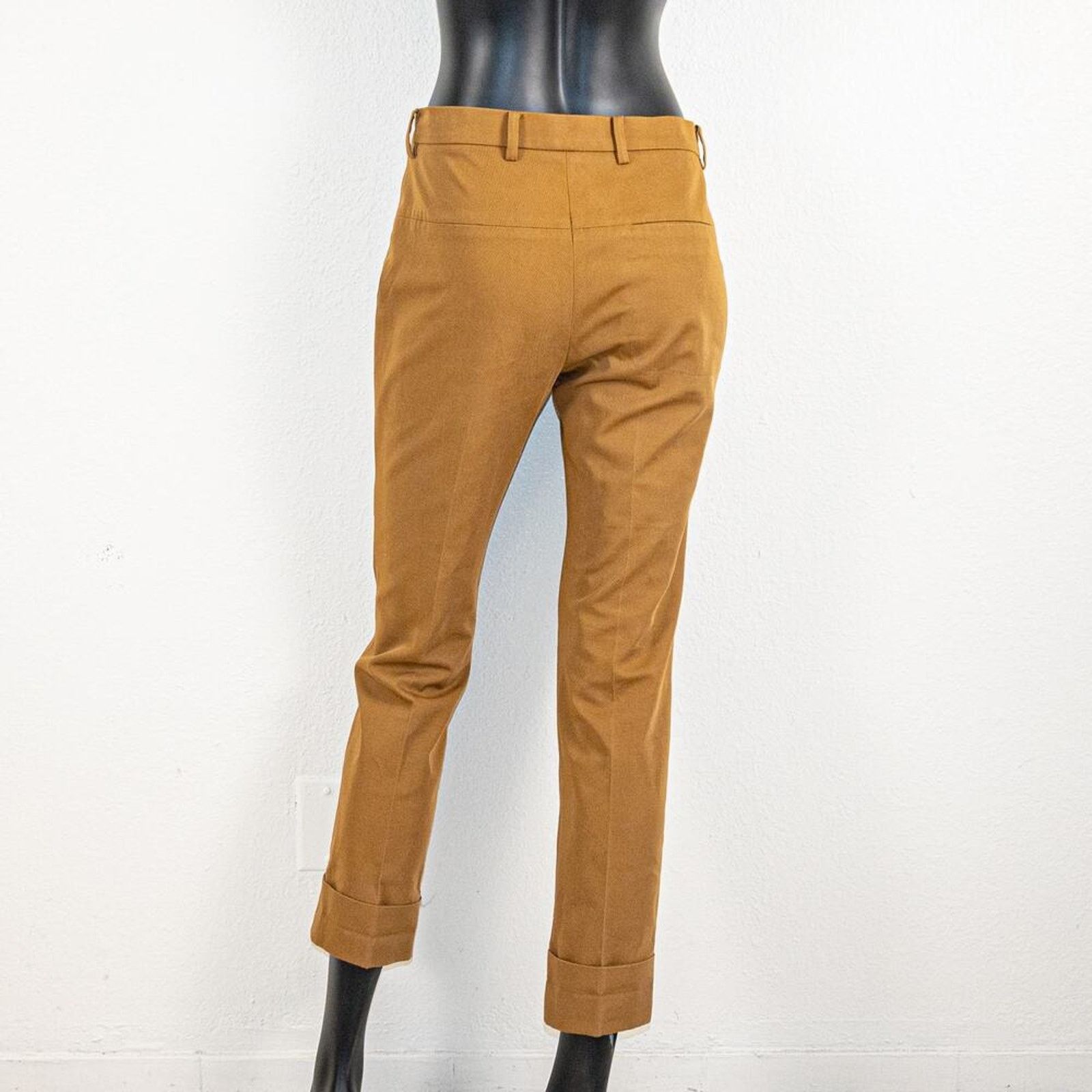 SOFIE D'HOORE Sofie D'Hoore Trouser Pants Ankle cuff Khaki brown 34IT Size 28" / US 6 / IT 42 - 4 Thumbnail