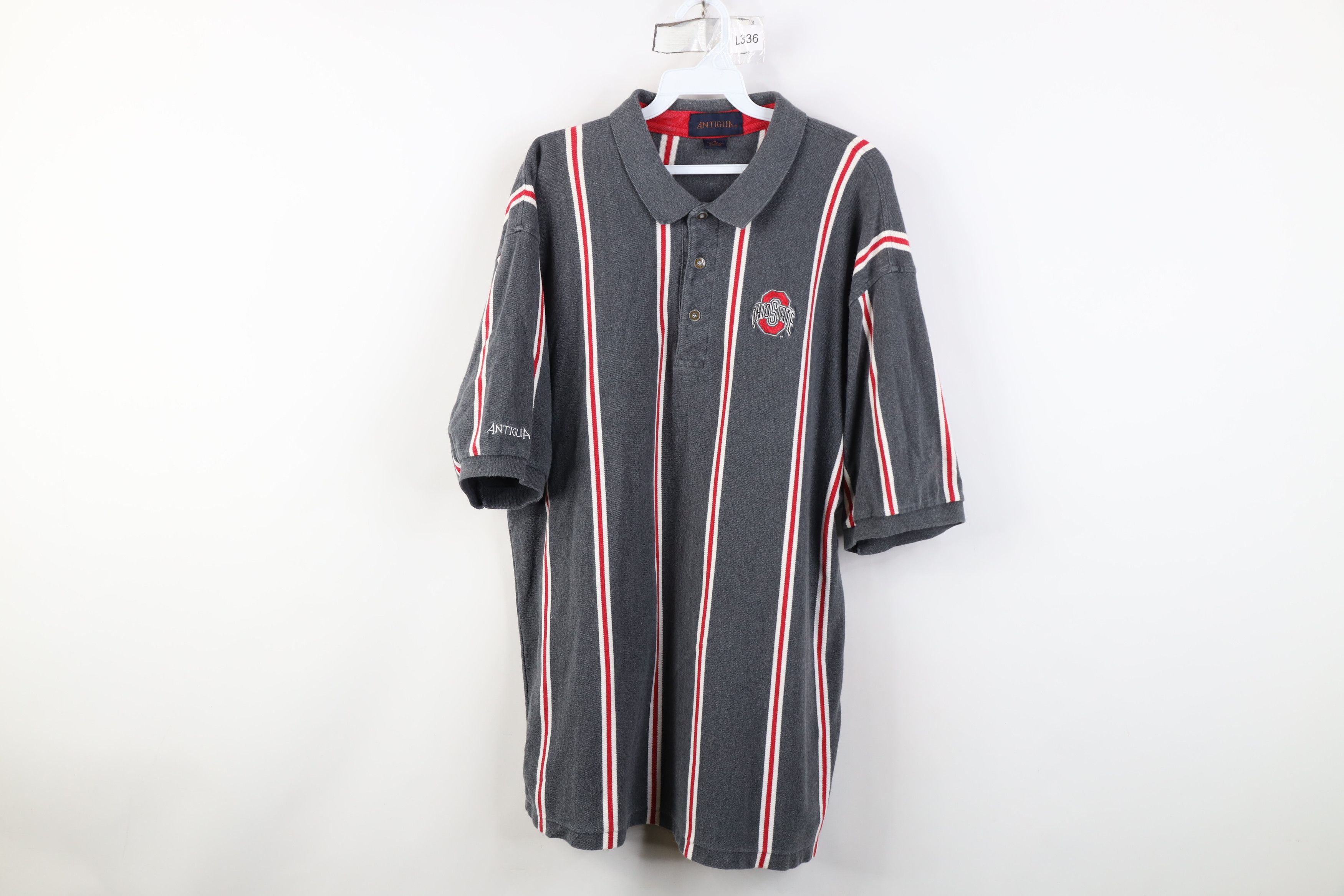 Vintage Vintage 90s Ohio State University Collared Golf Polo Shirt Size US XL / EU 56 / 4 - 1 Thumbnail