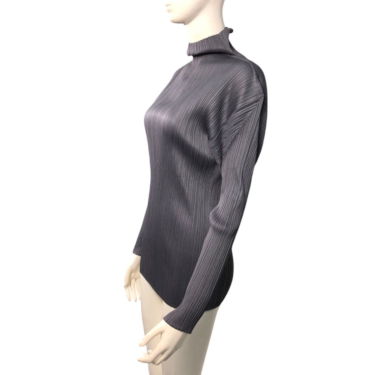 Issey Miyake 🔥VINTAGE PLEATS PLEASE ISSEY MIYAKE TURTLE NECK LONG SLEEVE Size M / US 6-8 / IT 42-44 - 2 Thumbnail