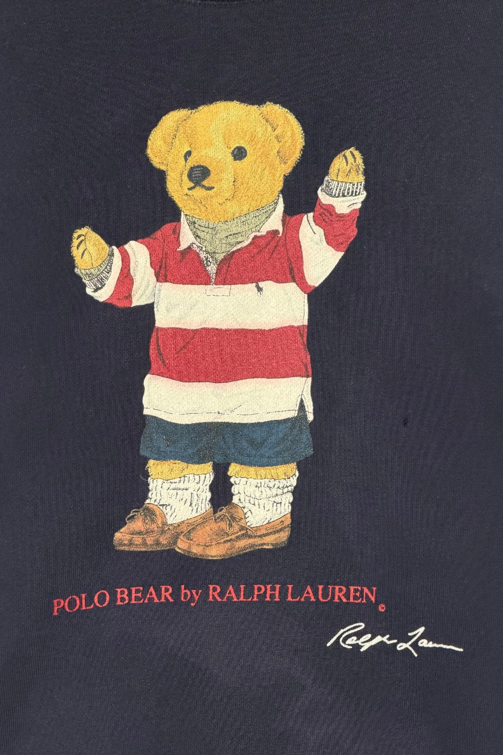 Polo Ralph Lauren Vintage Polo Bear Ralph Lauren Crewneck Sweatshirt Navy 90s Size US M / EU 48-50 / 2 - 4 Thumbnail