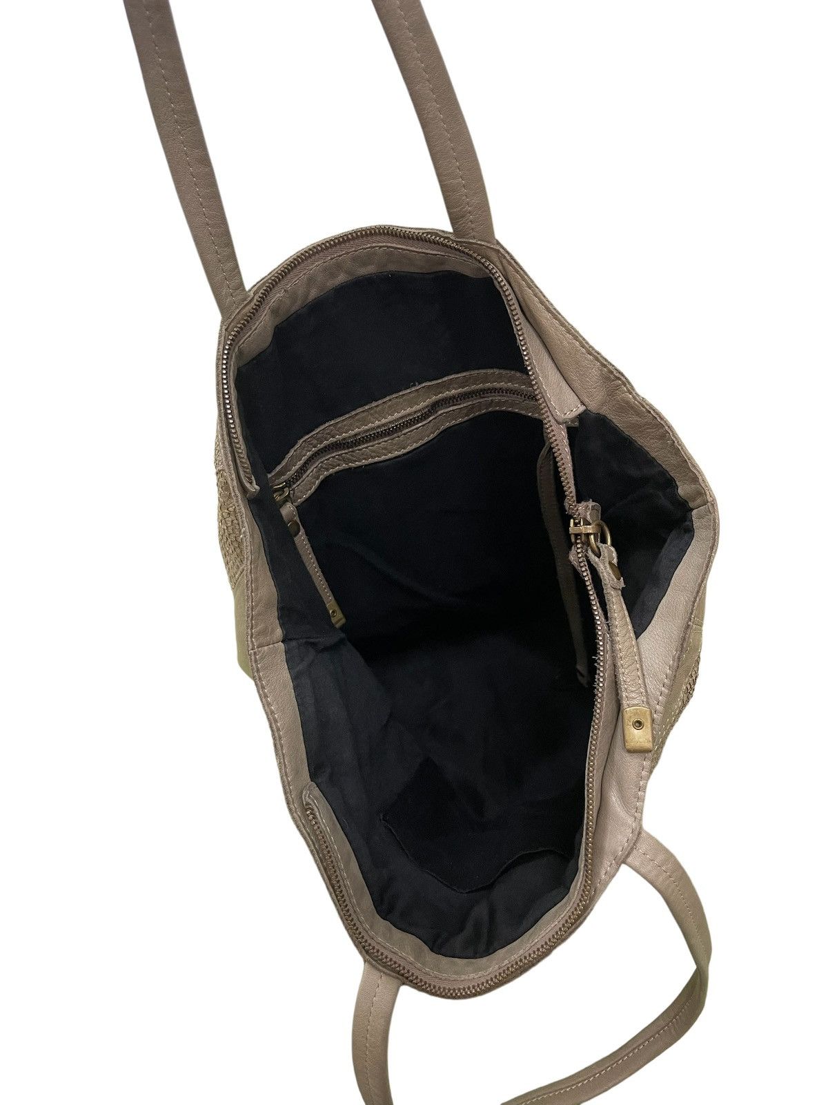 Genuine Leather Full Leather Sissi Rossi Italy Python Tote Bag 3🟩 Size ONE SIZE - 20 Thumbnail