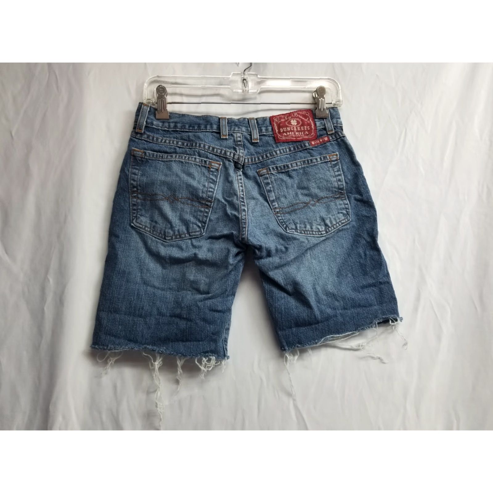 Lucky Brand Lucky Brand Women Shorts Denim Cut-Off Blue Size 4-27 4 Regular Womens Skirt? Size 27" / US 4 / IT 40 - 2 Thumbnail