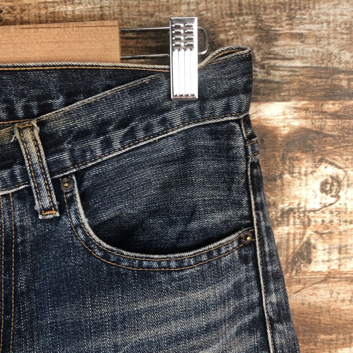 Levi's DLL Levis vintage faded Blue Denim Pants #C291 Size US 29 - 8 Thumbnail