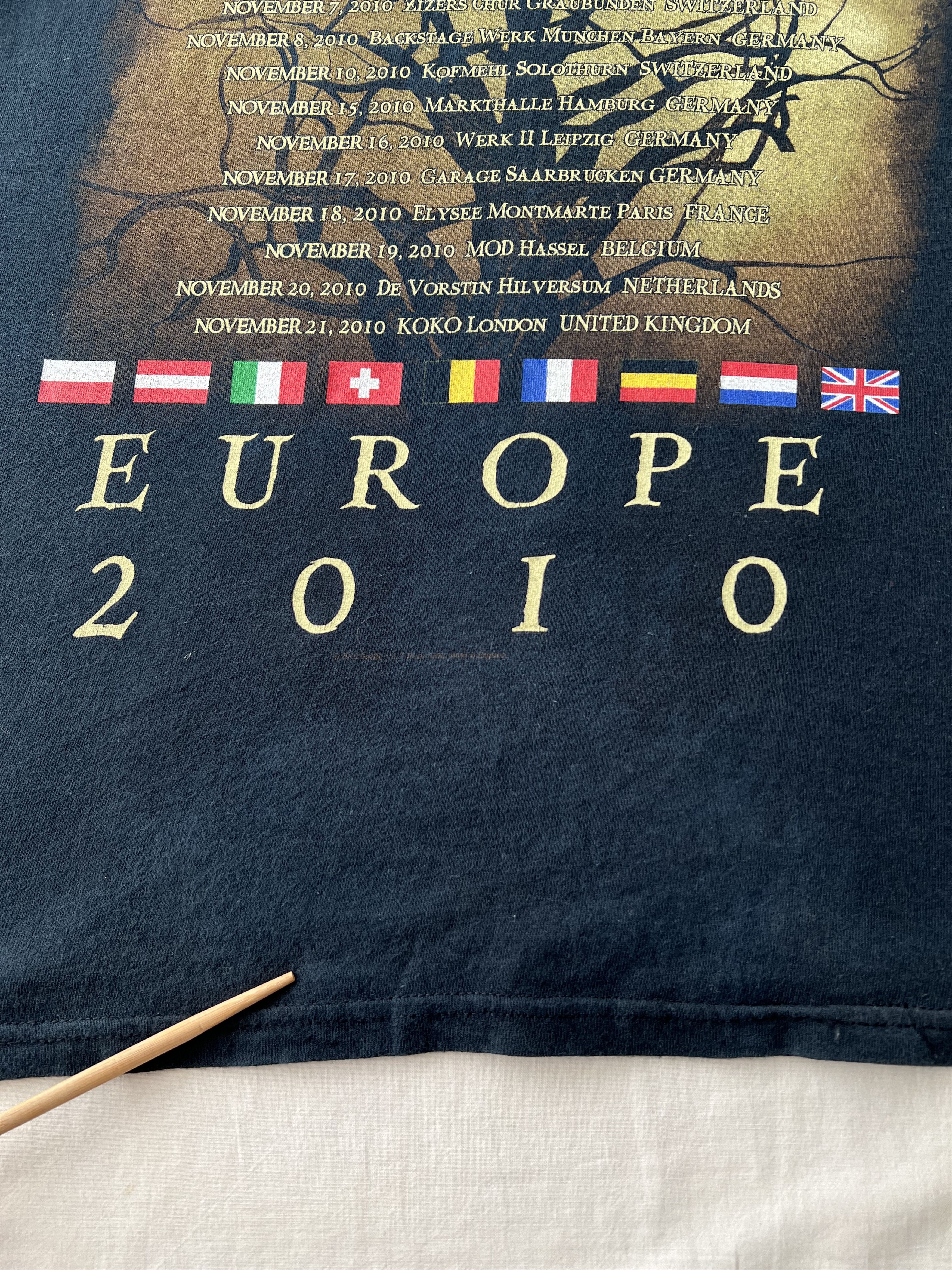 Band Tees Vintage 2010 Soulfly Omen Europe Tour Promo T-shirt Size US L / EU 52-54 / 3 - 17 Thumbnail