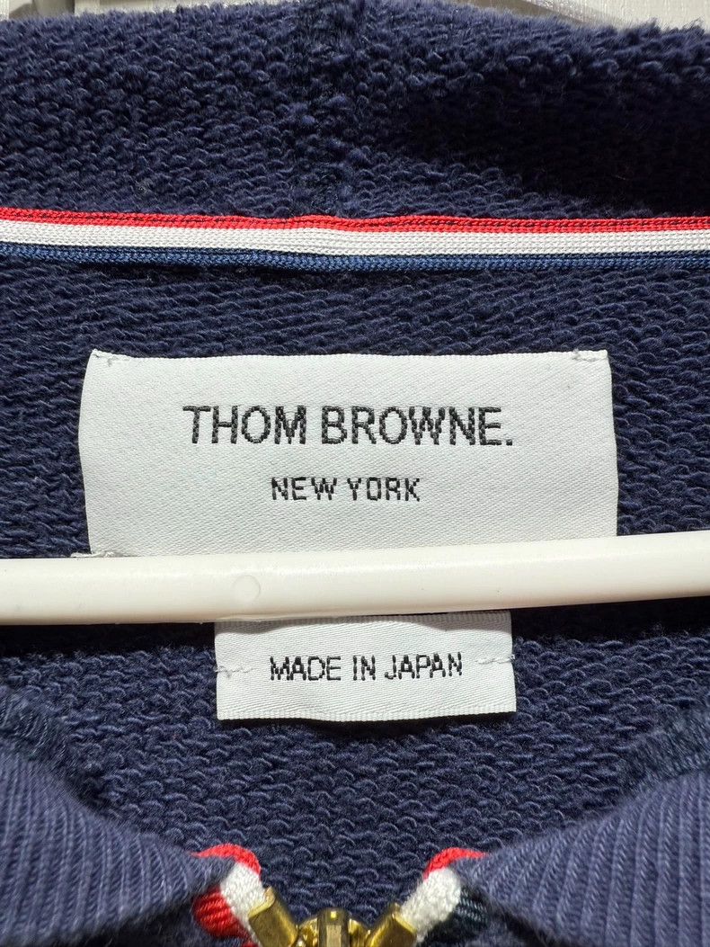 Thom Browne thom browneInk blue offset printed zipper jacket 2503-Nexta Size US M / EU 48-50 / 2 - 4 Thumbnail