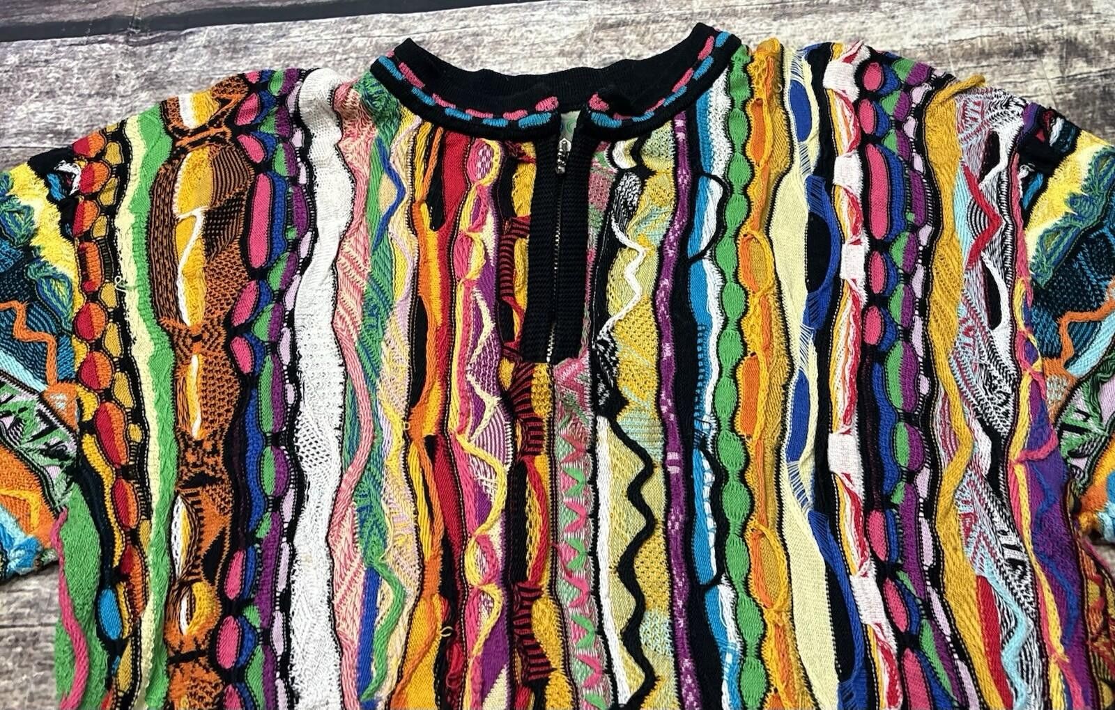 Coogi Coogi Sweater Women Medium 1/4 Zip 3D Knit Mercerized Cotton Size M / US 6-8 / IT 42-44 - 4 Thumbnail