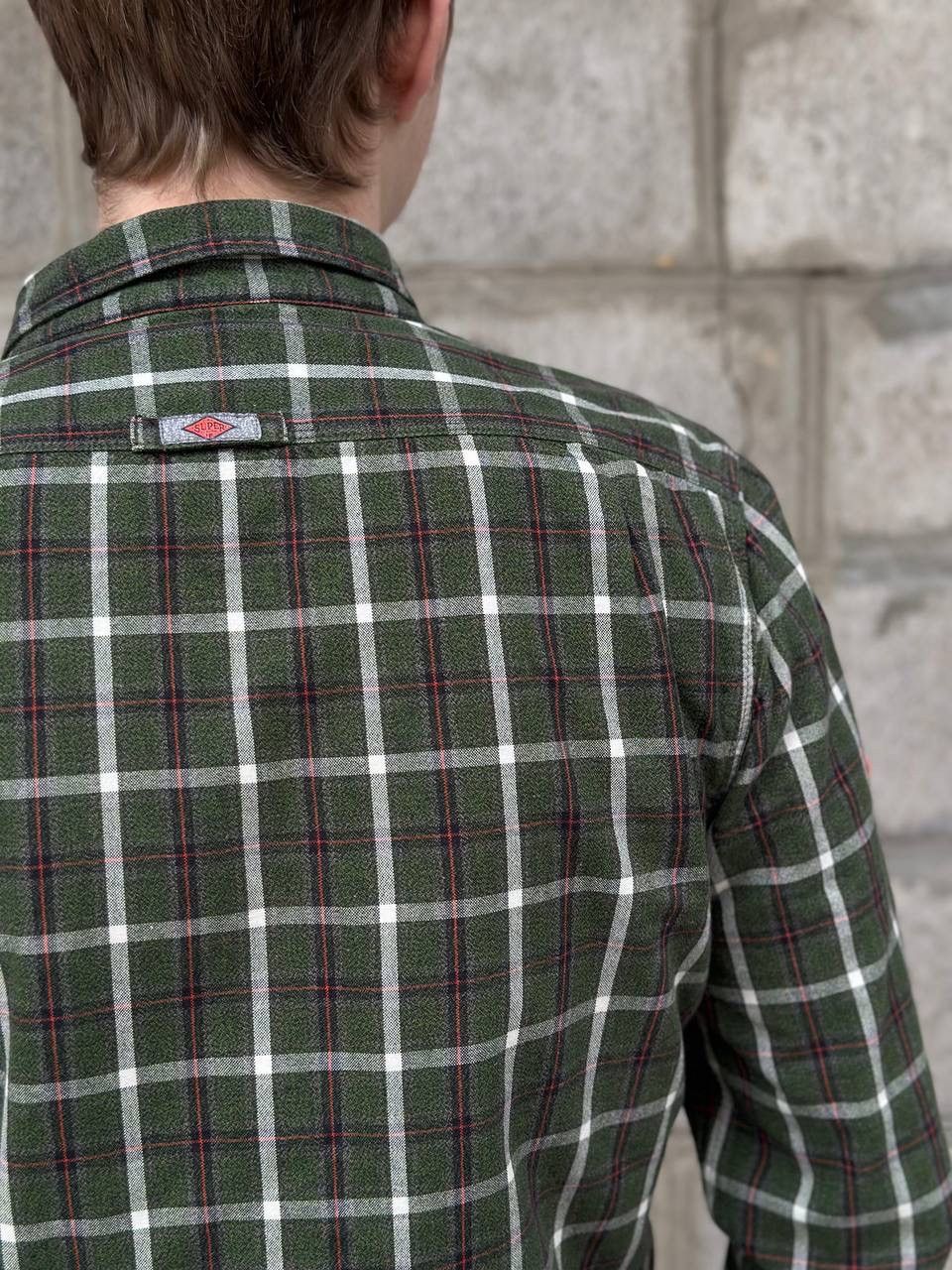 Flannel VTG Japan Style Checked Shirt Superdry Size M Man Green 00s Size US M / EU 48-50 / 2 - 6 Thumbnail