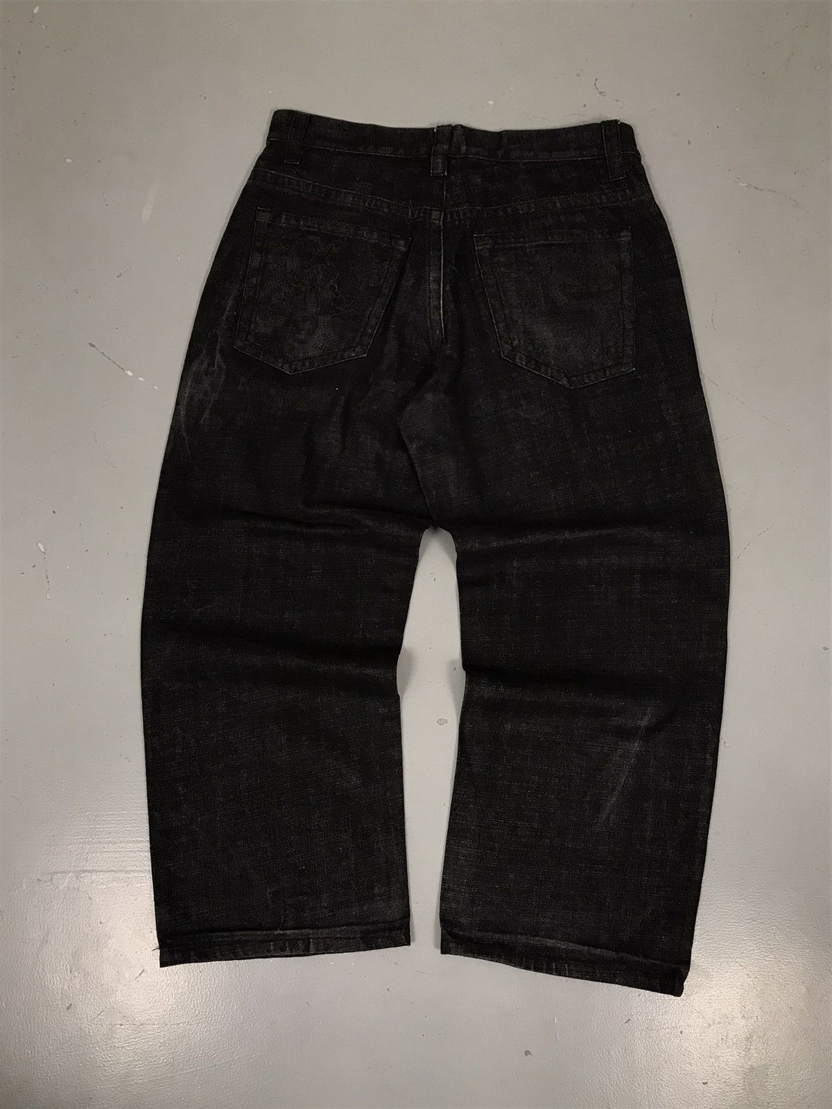Vintage Avirex shadow dragon 🐉 print denim