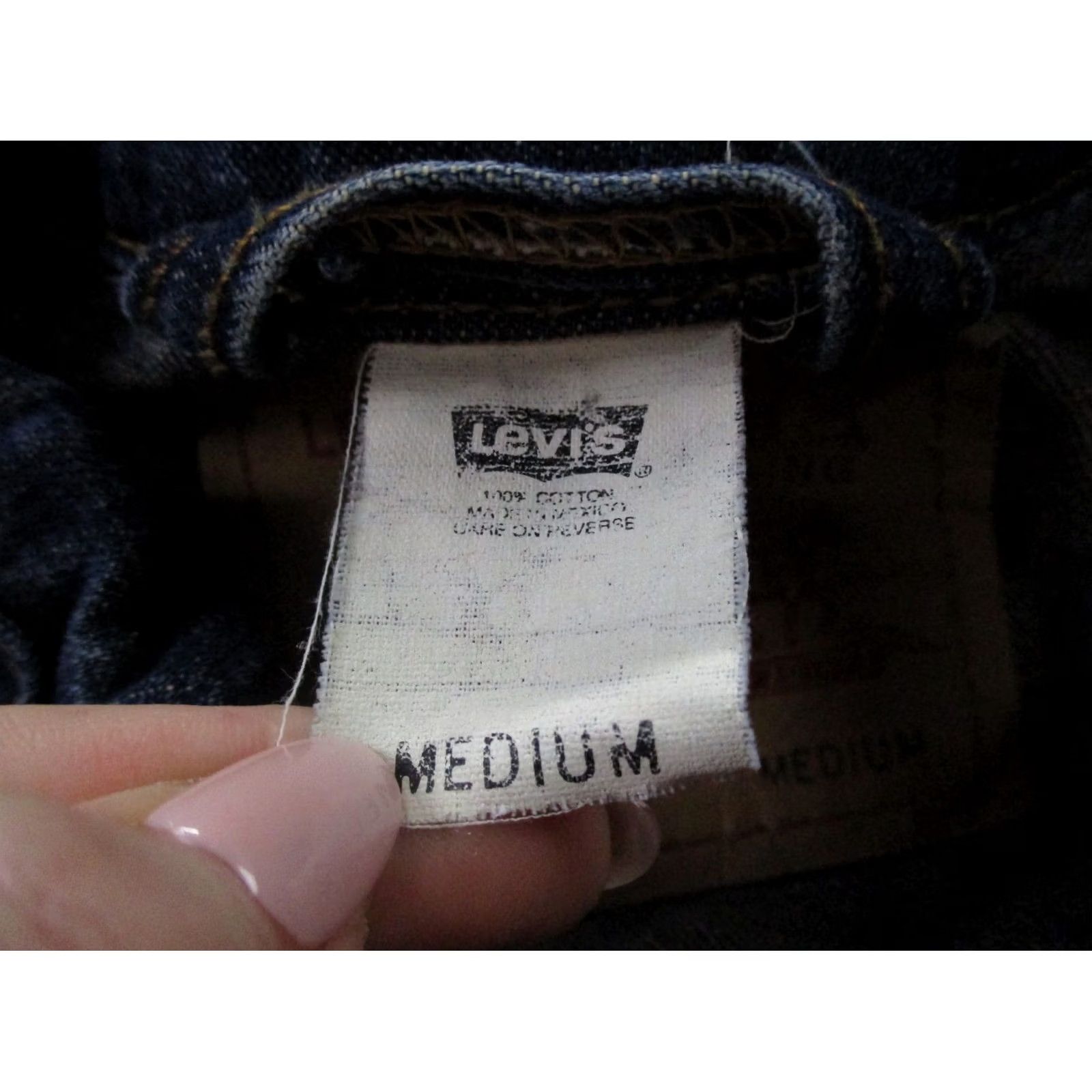 Levi's VINTAGE Levi's Trucker Jacket Mens M Blue Denim Jean Work Heavy 70507 4811 Bomber Pockets Size US 31 - 7 Thumbnail