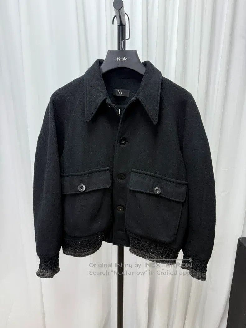 Yohji Yamamoto Yohji Yamamoto Patchwork wool short wide jacket Size US M / EU 48-50 / 2 - 1 Thumbnail