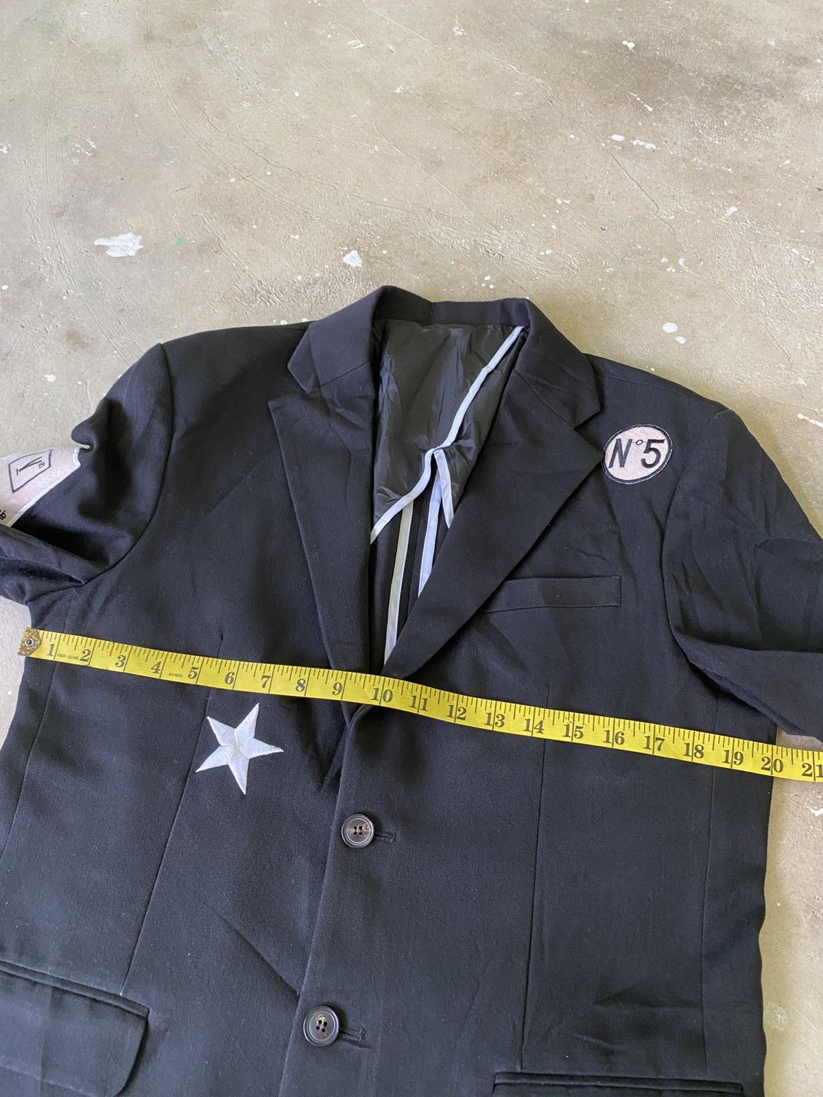 If Six Was Nine Vant x Sex Pistols Punk Patch Blazer Jacket Korea Size US L / EU 52-54 / 3 - 15 Thumbnail