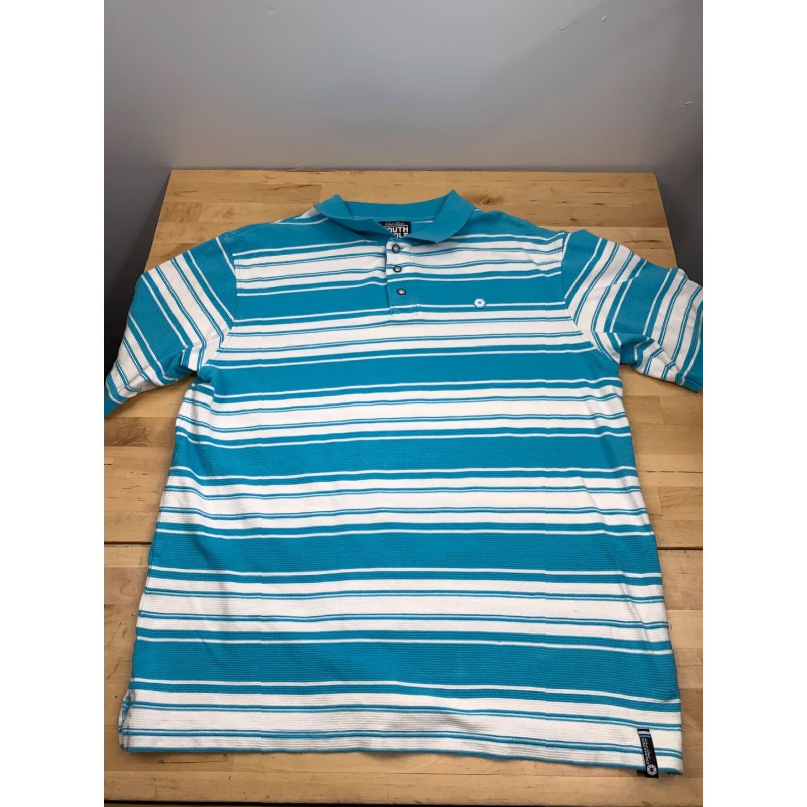 Southpole Southpole Polo Shirt Mens XL Short Sleeve White Plaid 4402 Decade? 90s? Size US XL / EU 56 / 4 - 2 Thumbnail