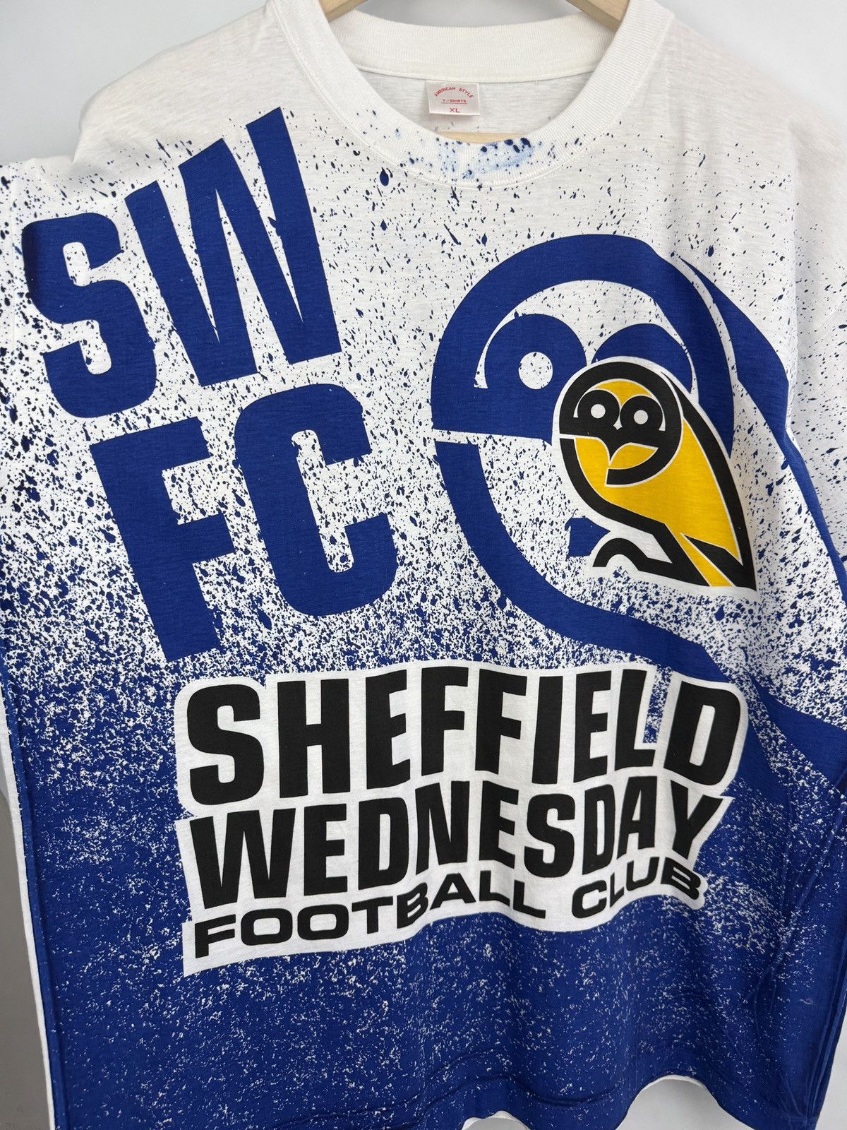 Vintage 🇬🇧 Vintage 90s Sheffield Wednesday Football Club T-Shirt Size US XL / EU 56 / 4 - 4 Thumbnail