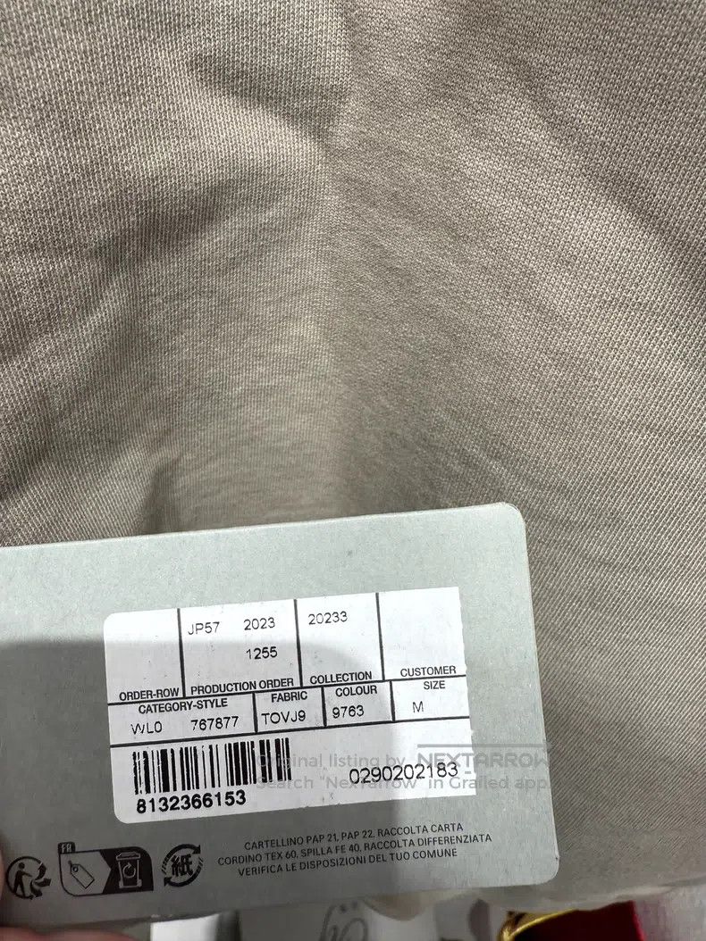 Balenciaga Balenciaga Grey Embroidered Logo Sweatshirt Size US M / EU 48-50 / 2 - 4 Thumbnail