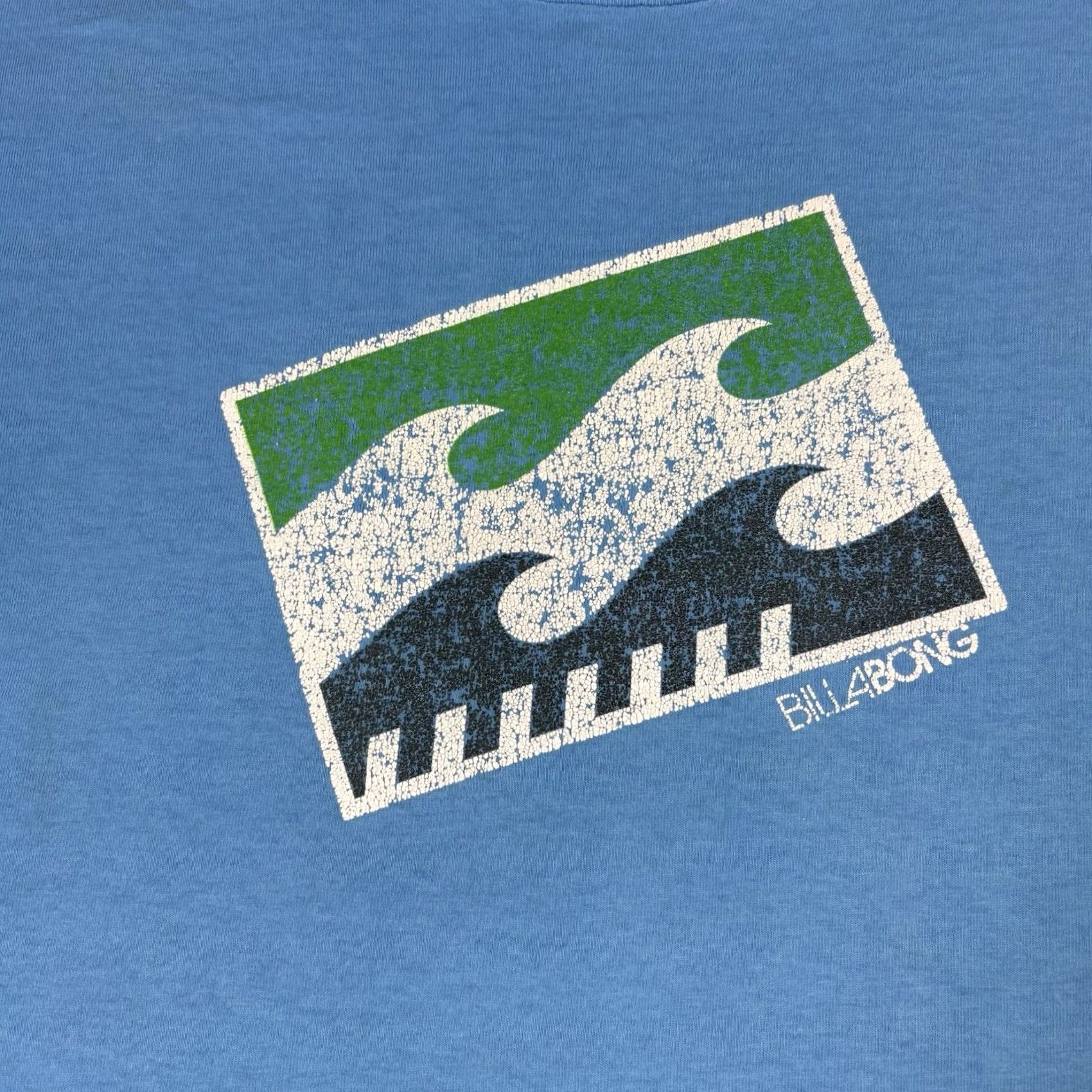 Billabong VINTAGE Billabong T Shirt Logo Print Adult Large Surf Skater Y2K Blue 90s Mens Size US L / EU 52-54 / 3 - 5 Thumbnail