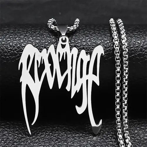 Other Silver Color Revenge Pendant Necklace Size ONE SIZE - 2 Thumbnail
