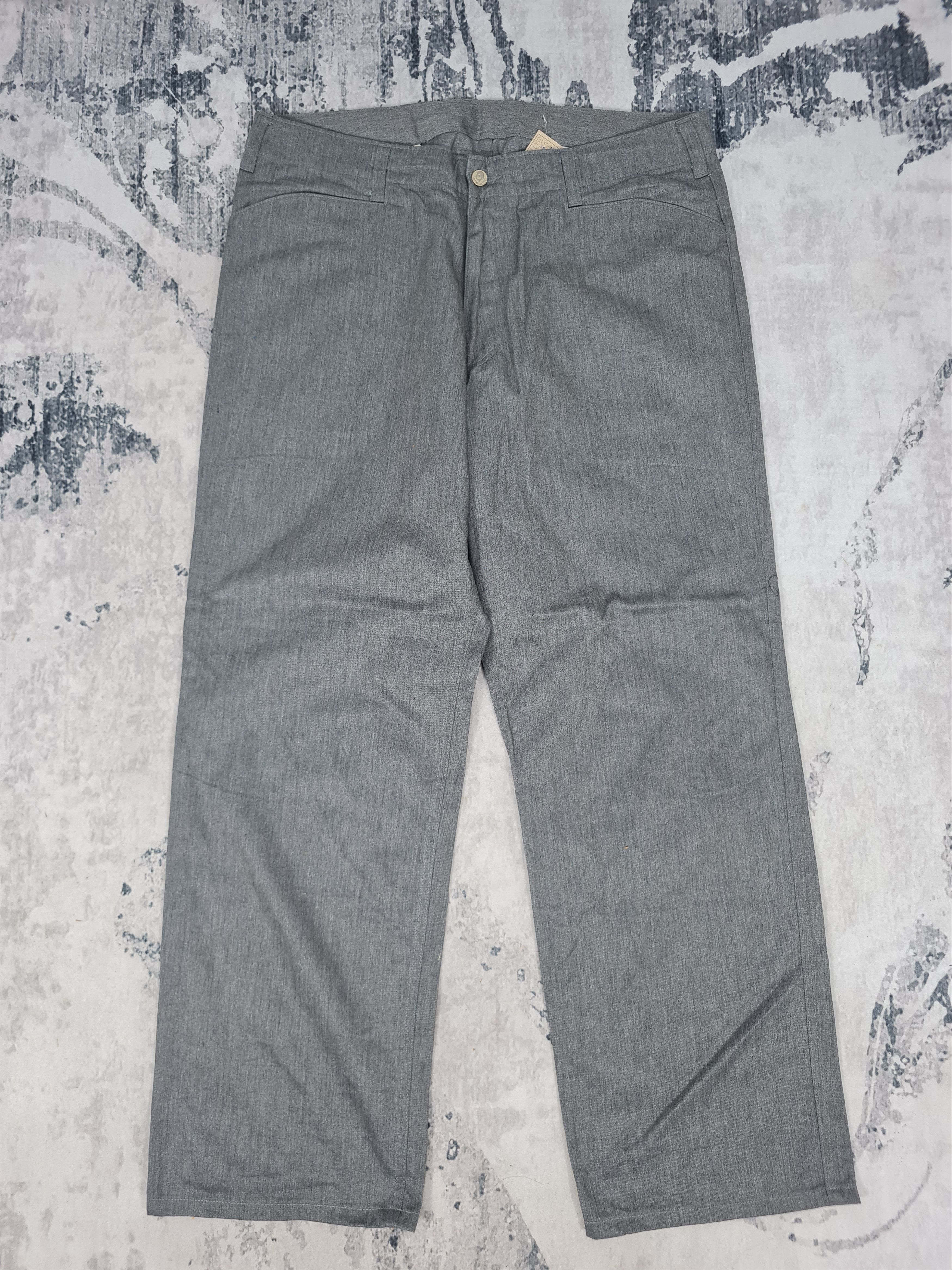 image of Ben Davis Straight Cut Workwear Baggy Pants 38X31 Jb0176 in Grey, Men's