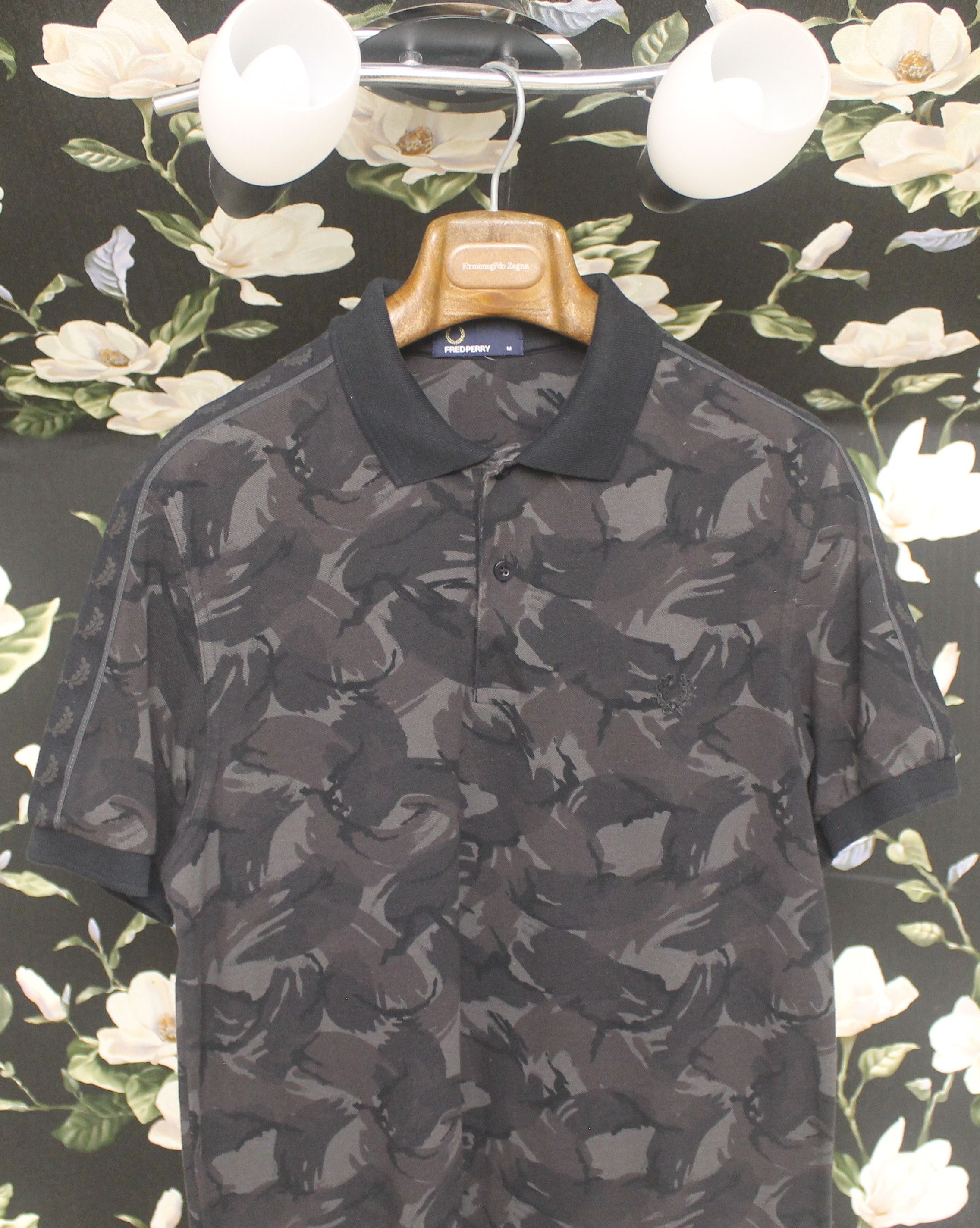 Fred Perry Fred Perry Tonal Camo Print Pique Polo Size US M / EU 48-50 / 2 - 2 Thumbnail