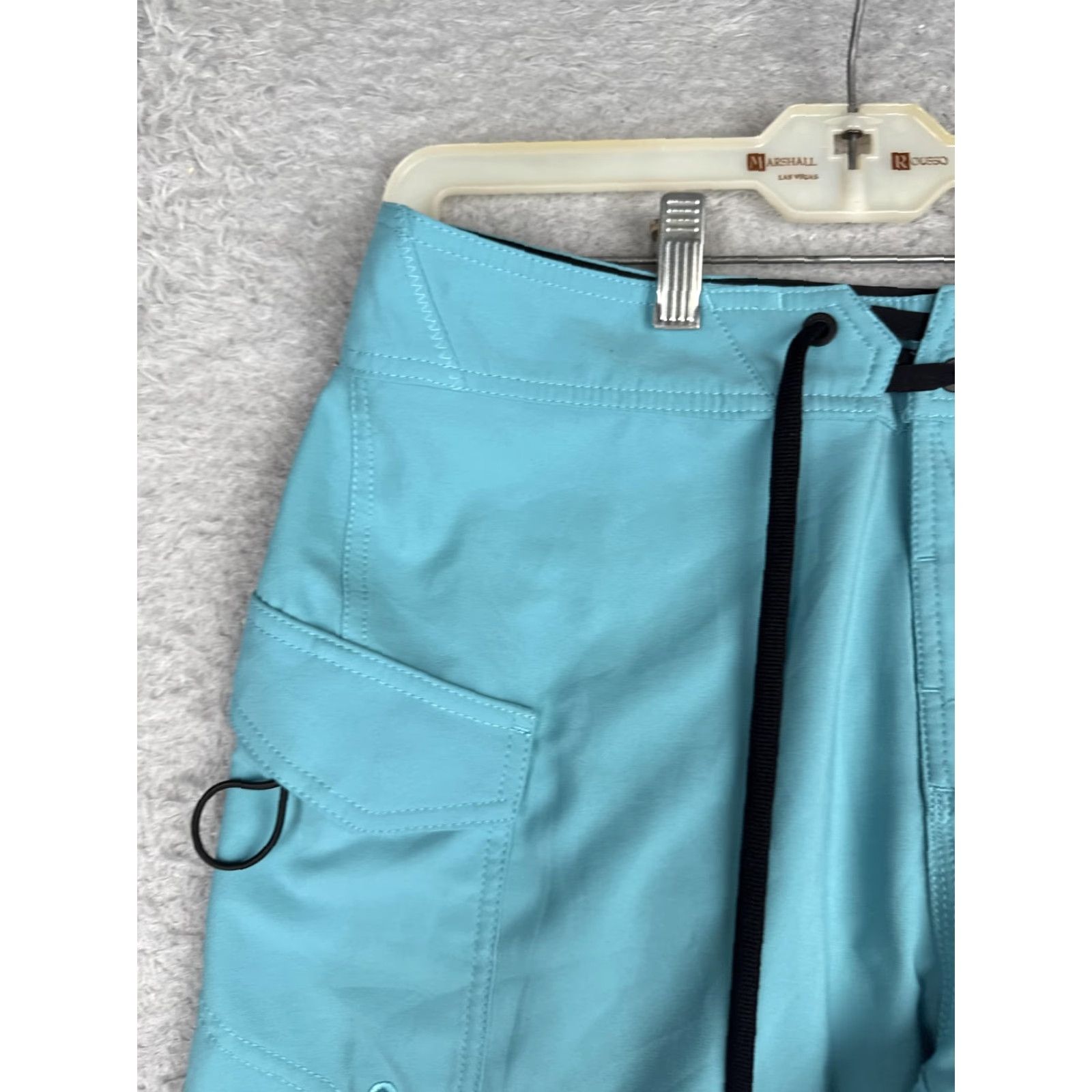 Volcom Volcom Cargo Shorts Mens 29 Blue Microfiber 9 Inseam Swim Quick Dry Boardshort Size US 29 - 4 Thumbnail