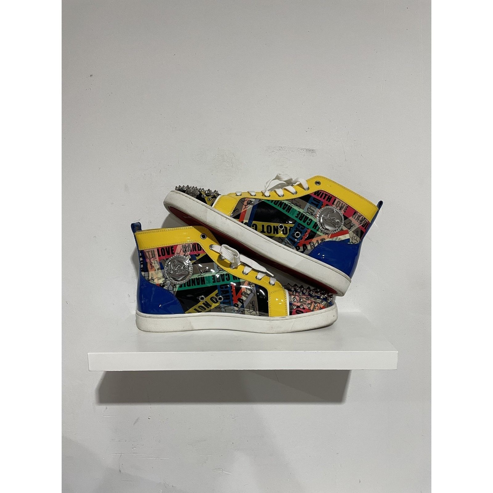 Christian Louboutin CHRISTIAN LOUBOUTIN SNEAKER MULTI COLOR SIZE 45 (12) Size US 12 / EU 45 - 1 Thumbnail