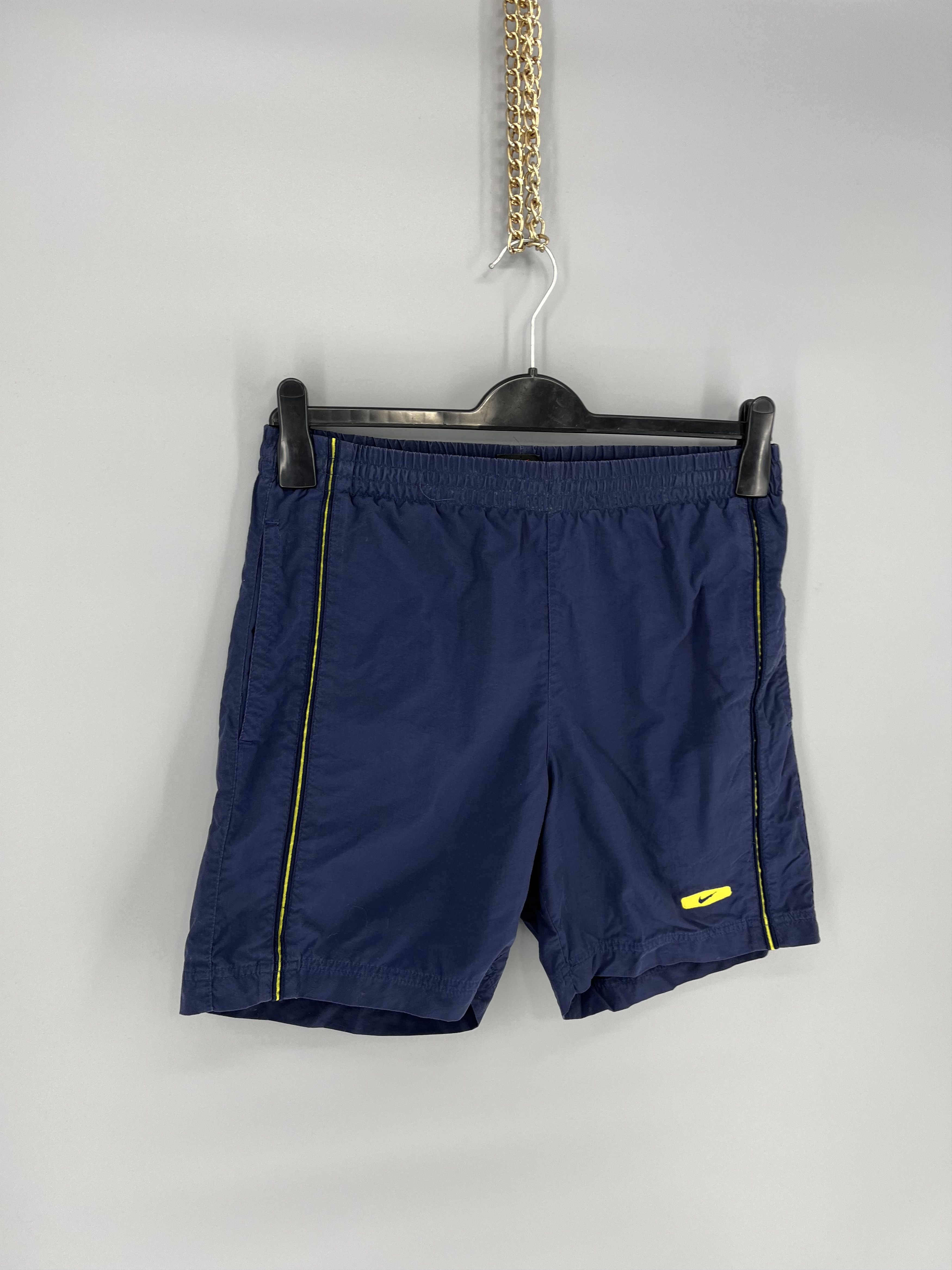 Nike × Vintage 90s Vintage Nike Swoosh Logo Shorts Travis Style Size US 30 / EU 46 - 2 Thumbnail