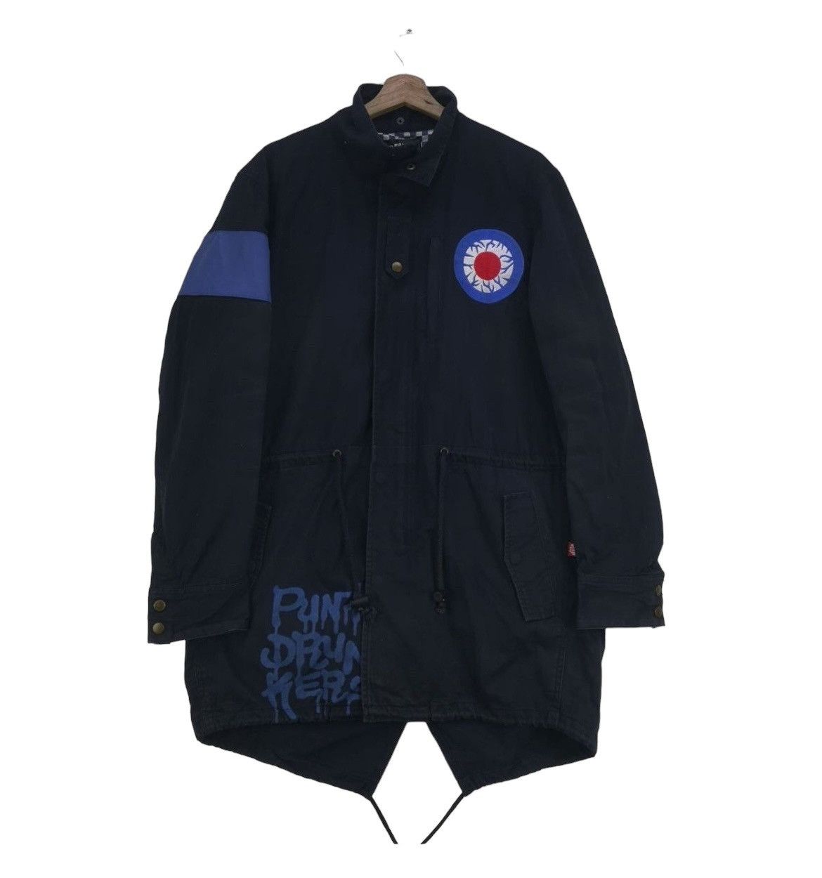 Japanese Brand × Vintage Japanese Brand Punk Drunker Parka Jacket Size US M / EU 48-50 / 2 - 1 Thumbnail