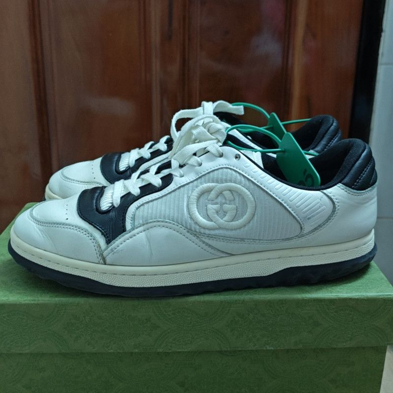 Gucci Gucci MAC80 Leather Low-top Sneakers for Men 0079 Size US 8 / EU 41 - 1 Thumbnail