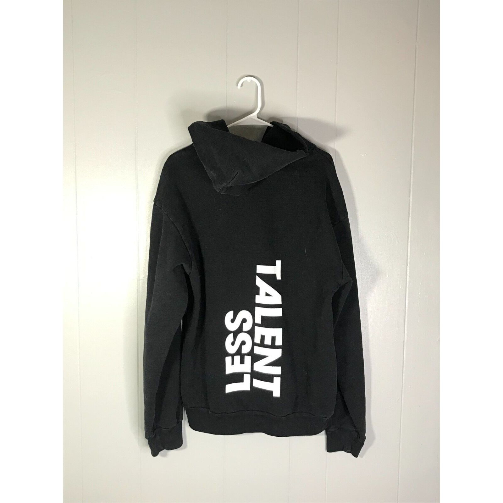 Zip Up Talentless Unisex Hoodie Talentless Spellout Hoodie Unisex