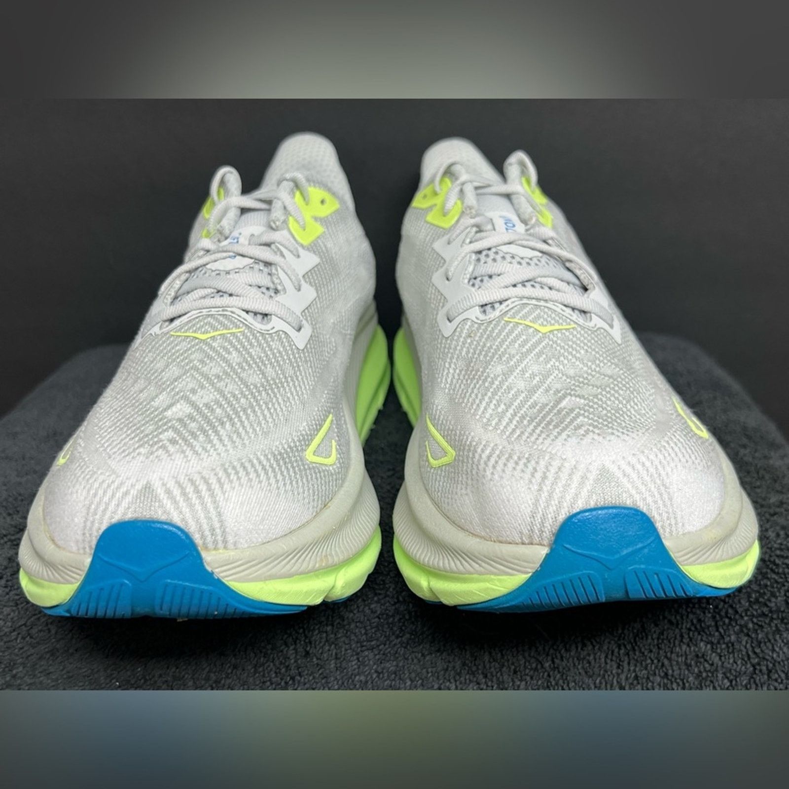 Hoka Hoka One One Clifton 9 Stardust Electric Grey Mens 12.5 D Size US 12.5 / EU 45-46 - 5 Thumbnail