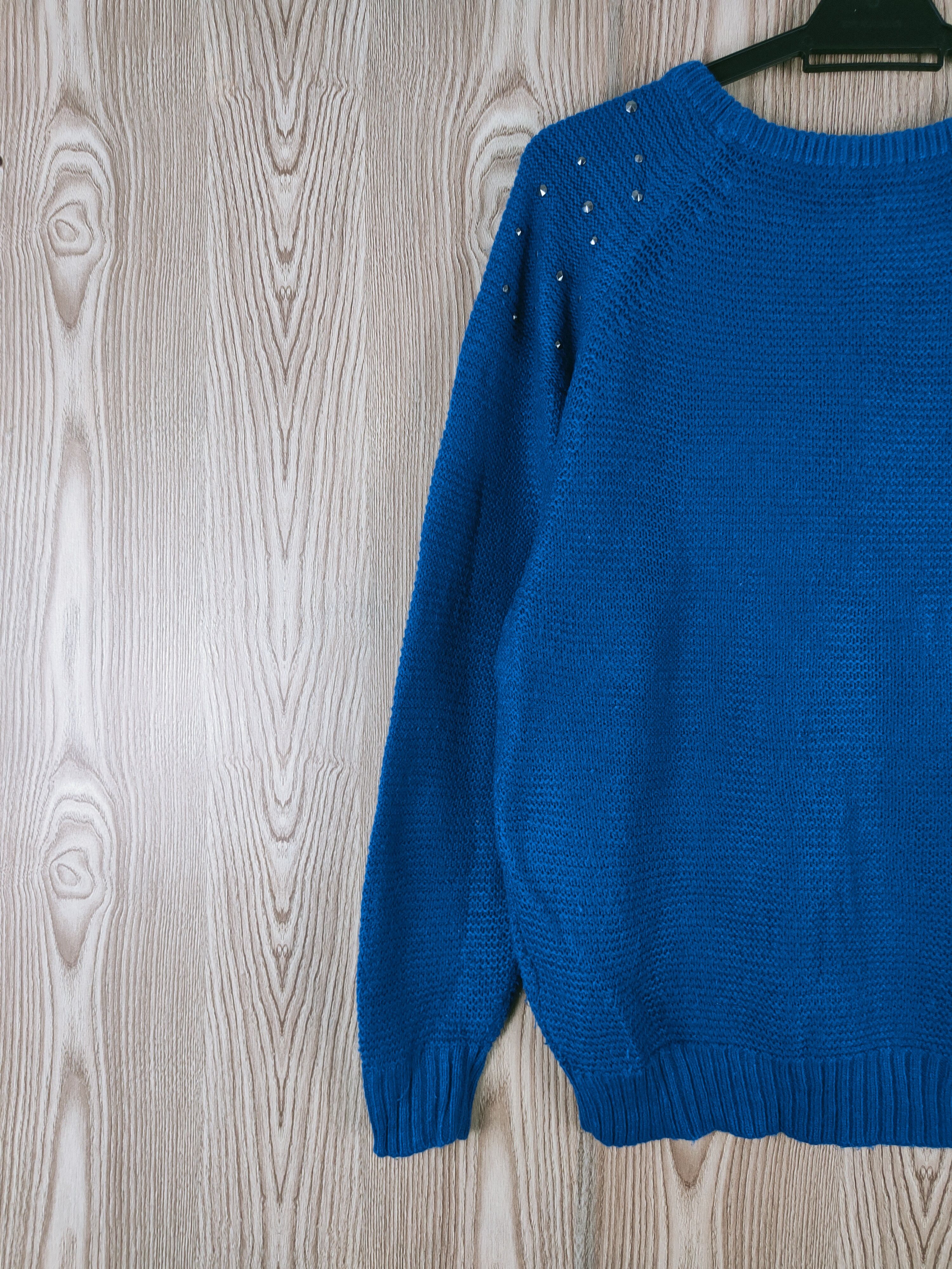Japanese Brand Japanese Brand Blue Knitwear Sweatshirts #W136 Size M / US 6-8 / IT 42-44 - 8 Thumbnail