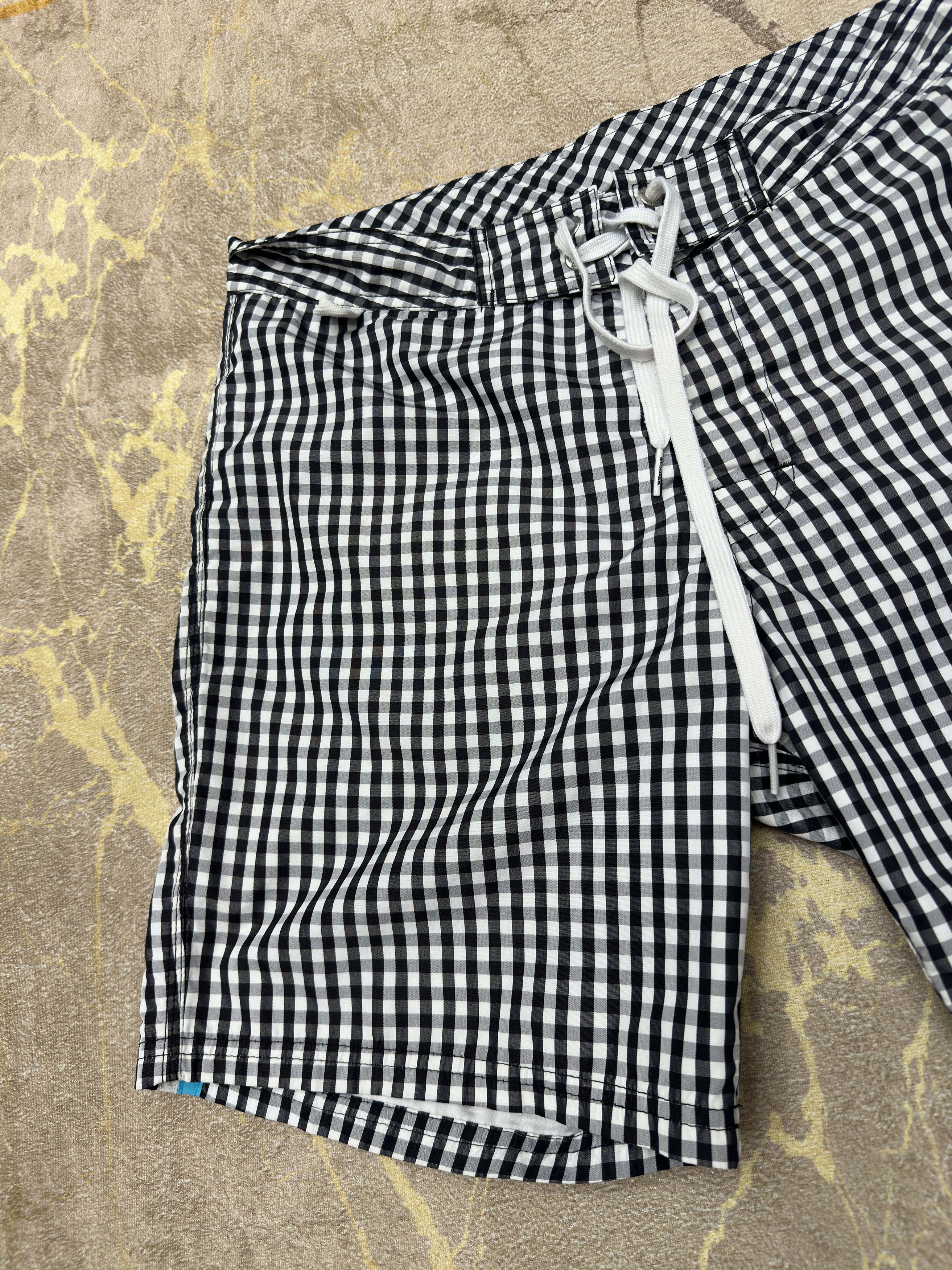 Sundek Sundek 29 Check Board Shorts Trunks Bath Suit Size 29 S Size US 29 - 10 Thumbnail