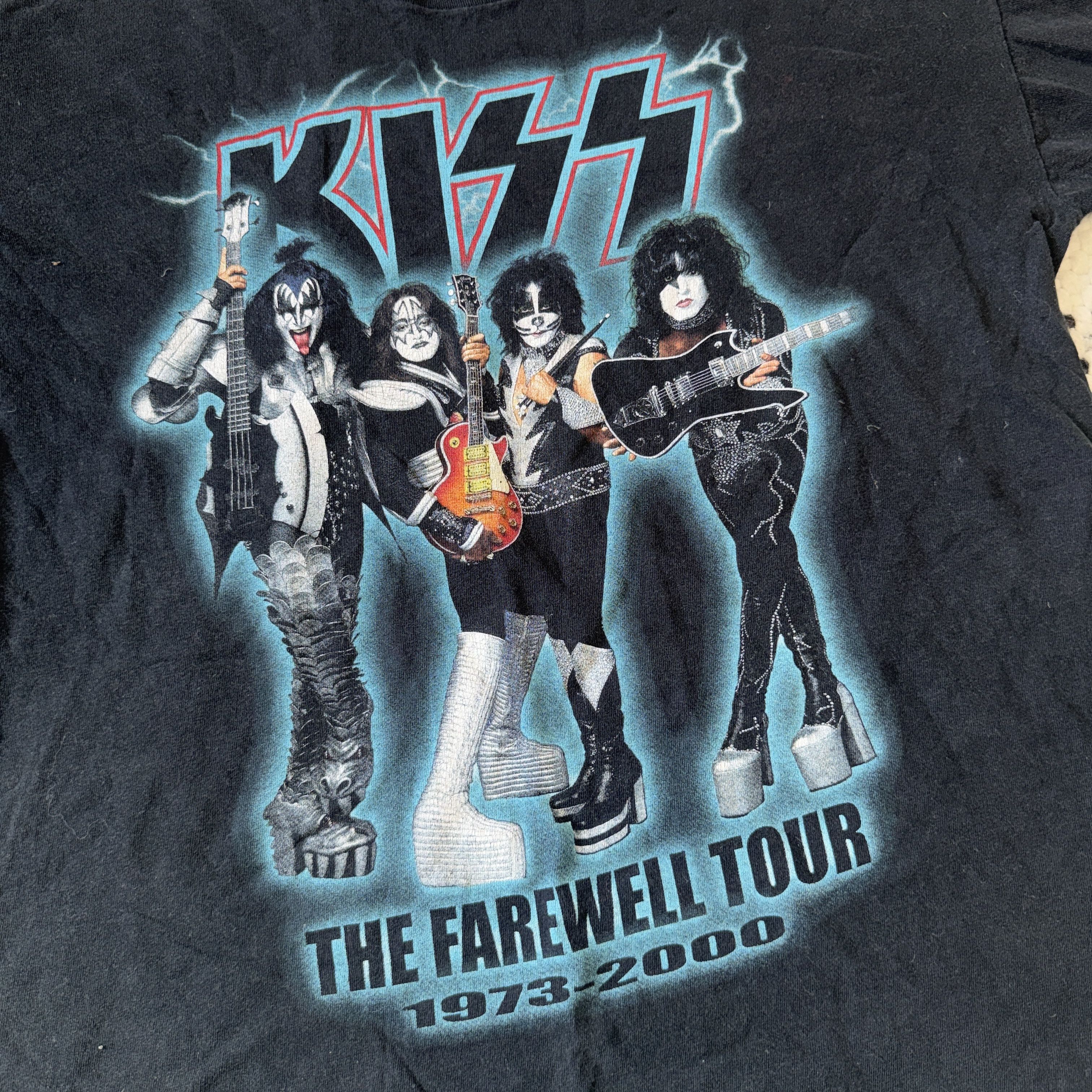 Vintage Vintage 2000 KISS Farewell World Tour Tshirt Size US L / EU 52-54 / 3 - 2 Thumbnail