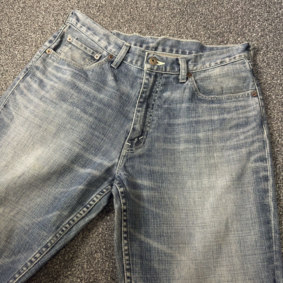 Levi's Vintage 2003 Levis 502 Distressed Denim W34 Size US 34 / EU 50 - 3 Thumbnail