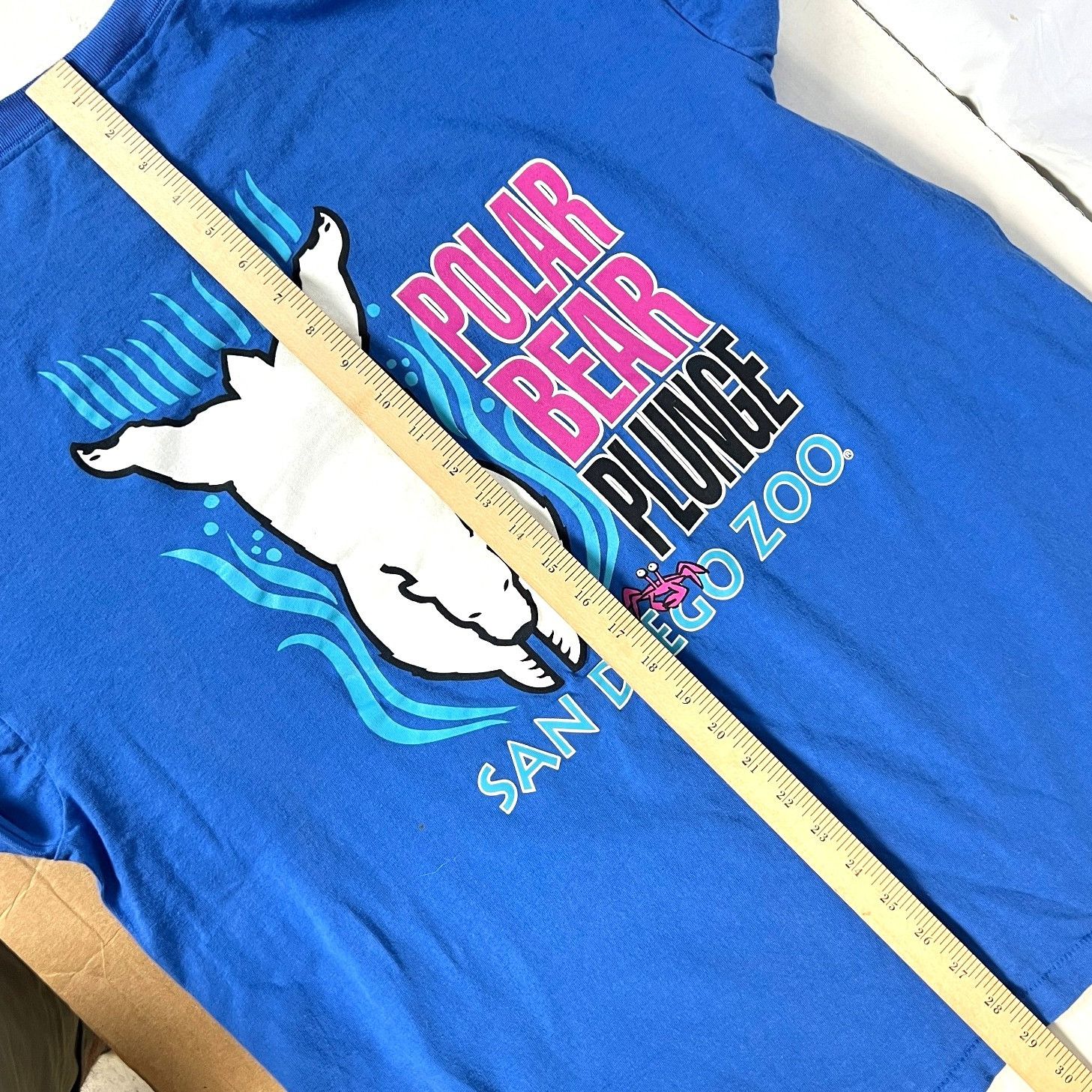 Other Polar Bear Plunge San Diego Zoo Mens Vtg T-Shirt size XL One Size US XL / EU 56 / 4 - 9 Thumbnail
