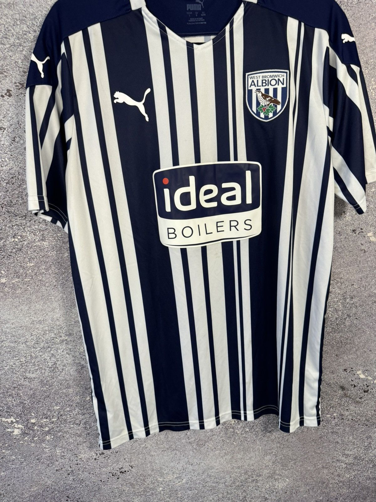 Puma × Vintage Vintage West Bromwich 2020/21 Puma Jersey blokcore Size US L / EU 52-54 / 3 - 4 Thumbnail