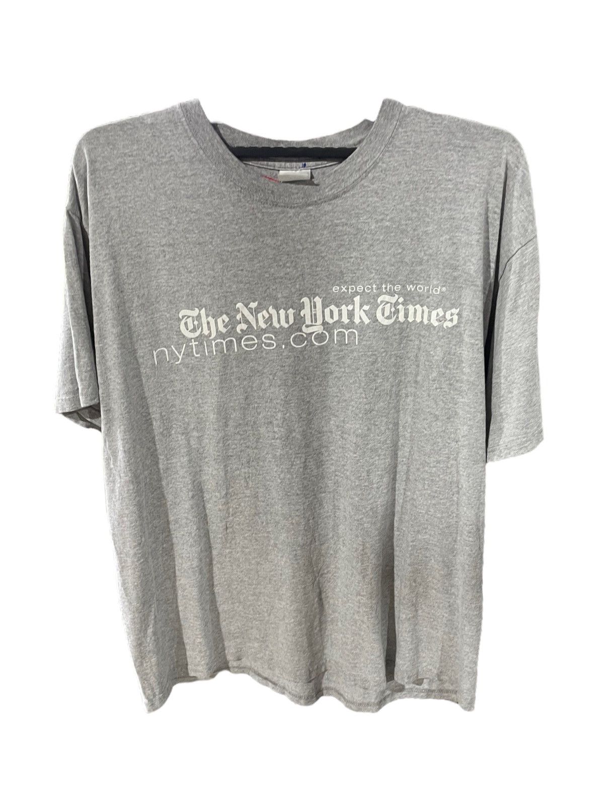 Daily Paper Vintage The New York Times Expect The World Tees Size US XL / EU 56 / 4 - 3 Thumbnail