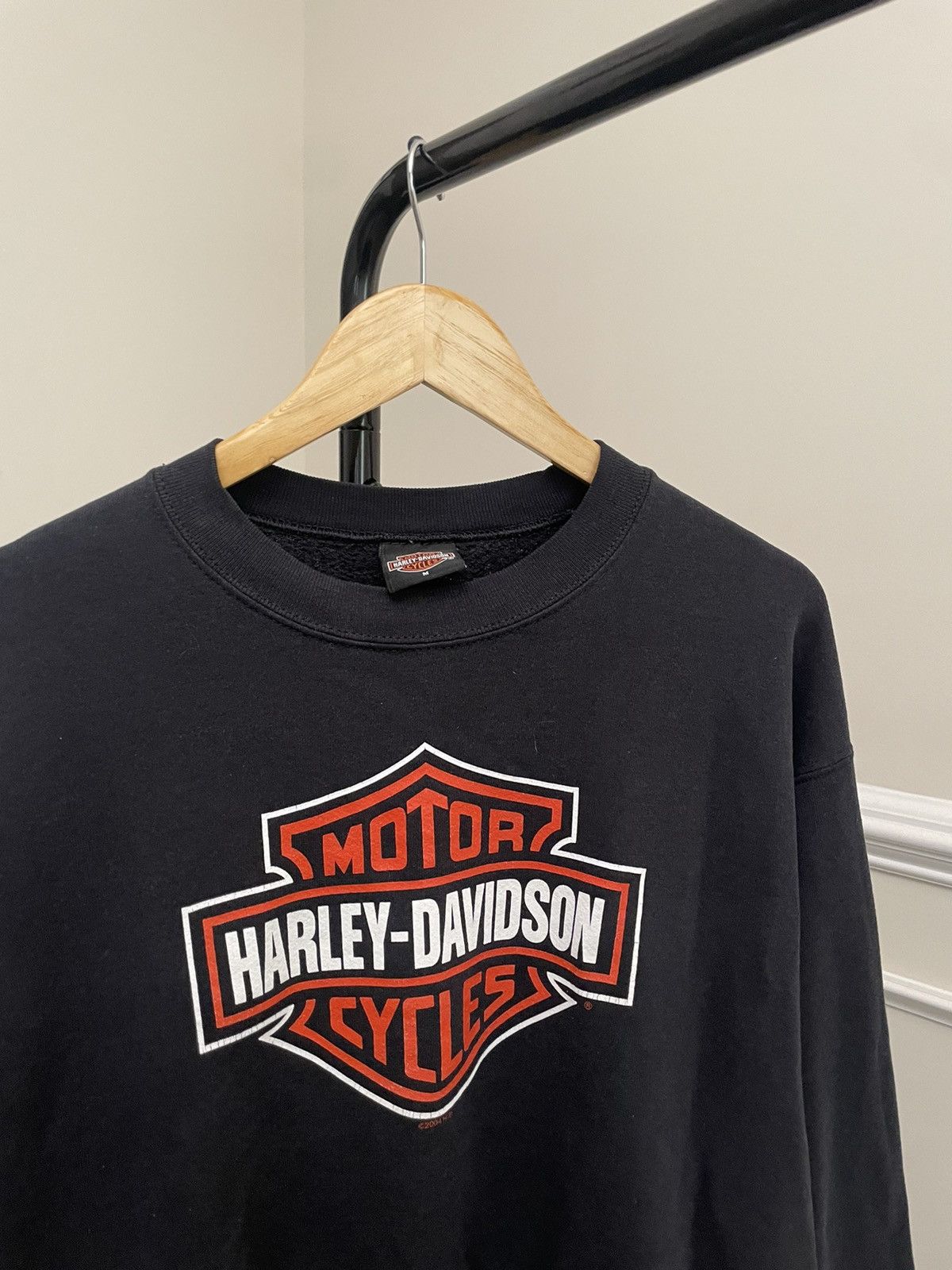 Harley Davidson Vintage Harley Battlefield Graphic Crewneck Biker Moto Size US M / EU 48-50 / 2 - 1 Thumbnail