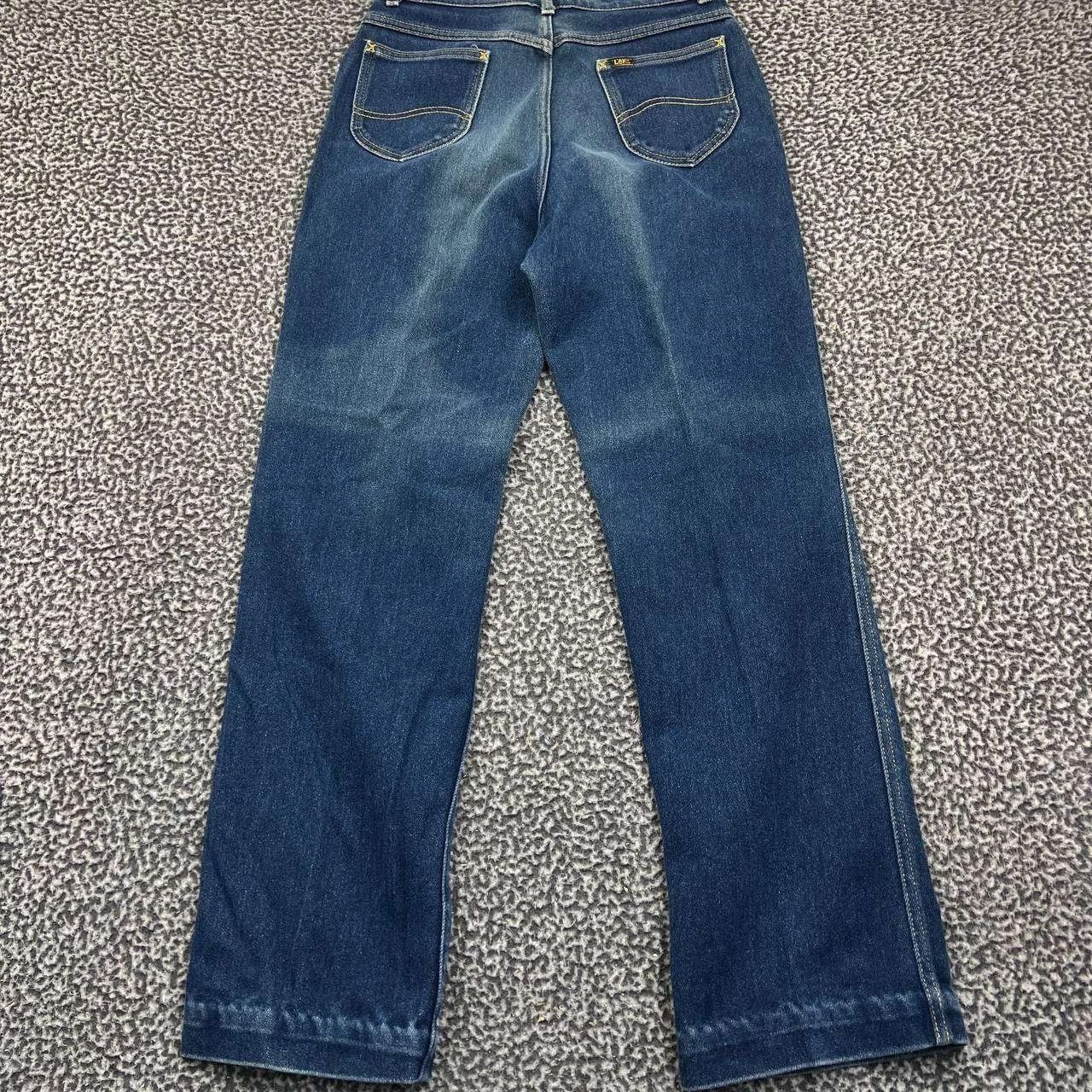 Lee Lee Jeans Women 16 Faded Denim Pants Straight Pockets 30x31 Size 30" / US 8 / IT 44 - 2 Thumbnail