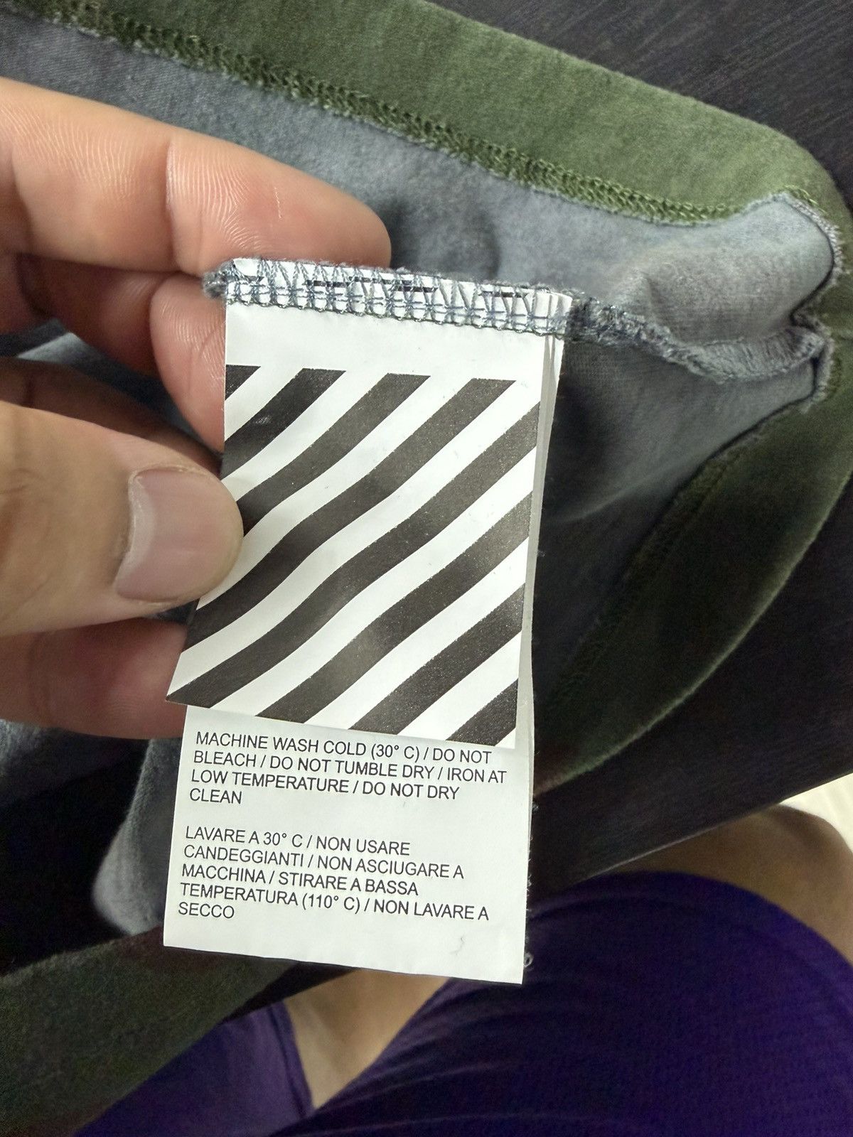 Off-White Off White Oversized Diag Stencil Tee Camo Size US M / EU 48-50 / 2 - 4 Thumbnail