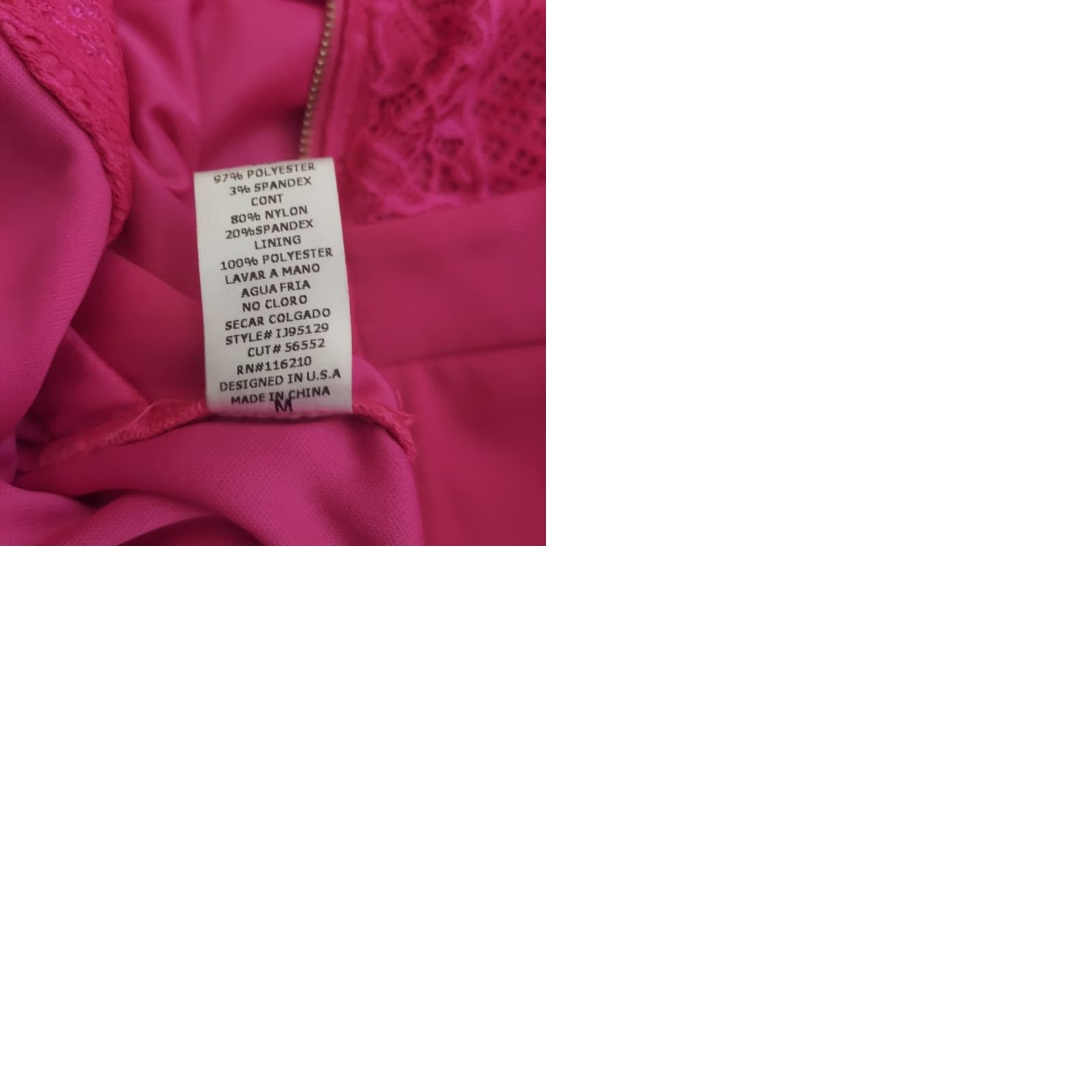Pinko Obsession Pink Laced Mini Dress - Size M Women Sleeveless Short Casual Formal Party/Cocktail Summer Spring Size M / US 6-8 / IT 42-44 - 9 Thumbnail