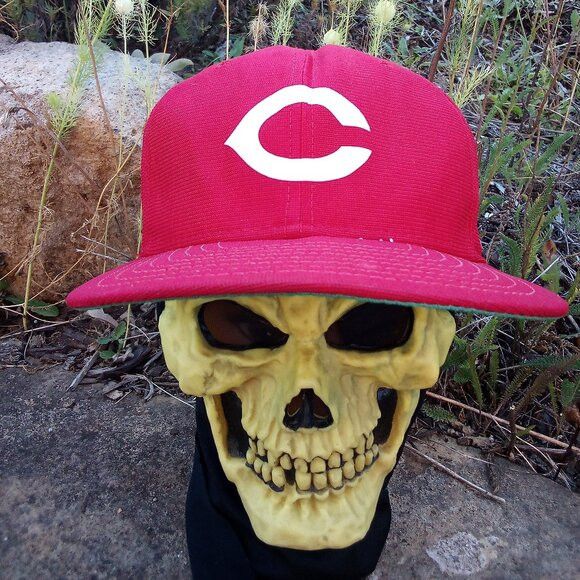 MLB × New Era × Vintage Vintage New Era Pro Model Cincinnati Reds Snap Back Hat Size ONE SIZE - 1 Thumbnail