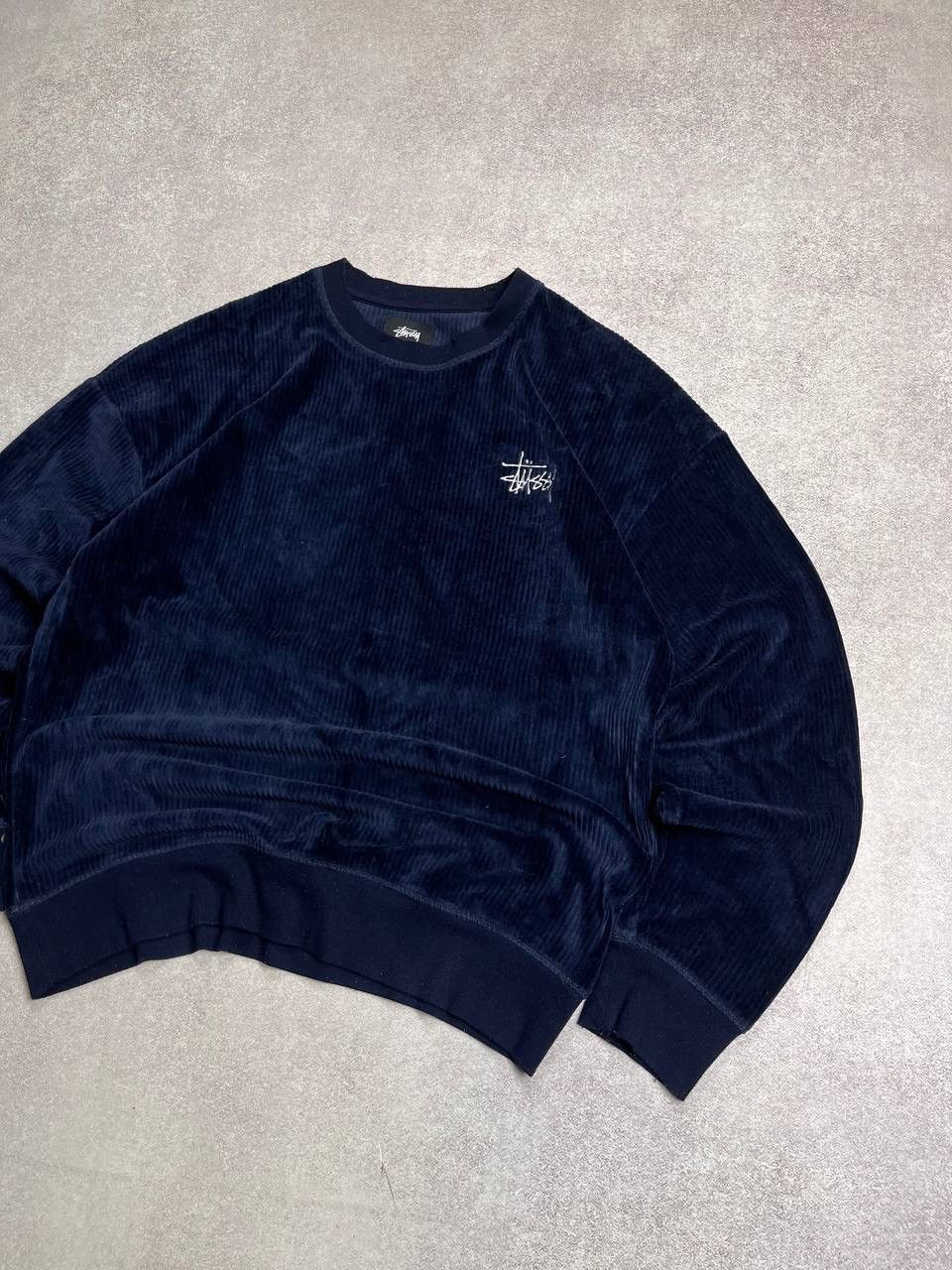 Other Vintage Stussy Velour Boxy Sweatshirt M Size US M / EU 48-50 / 2 - 2 Thumbnail