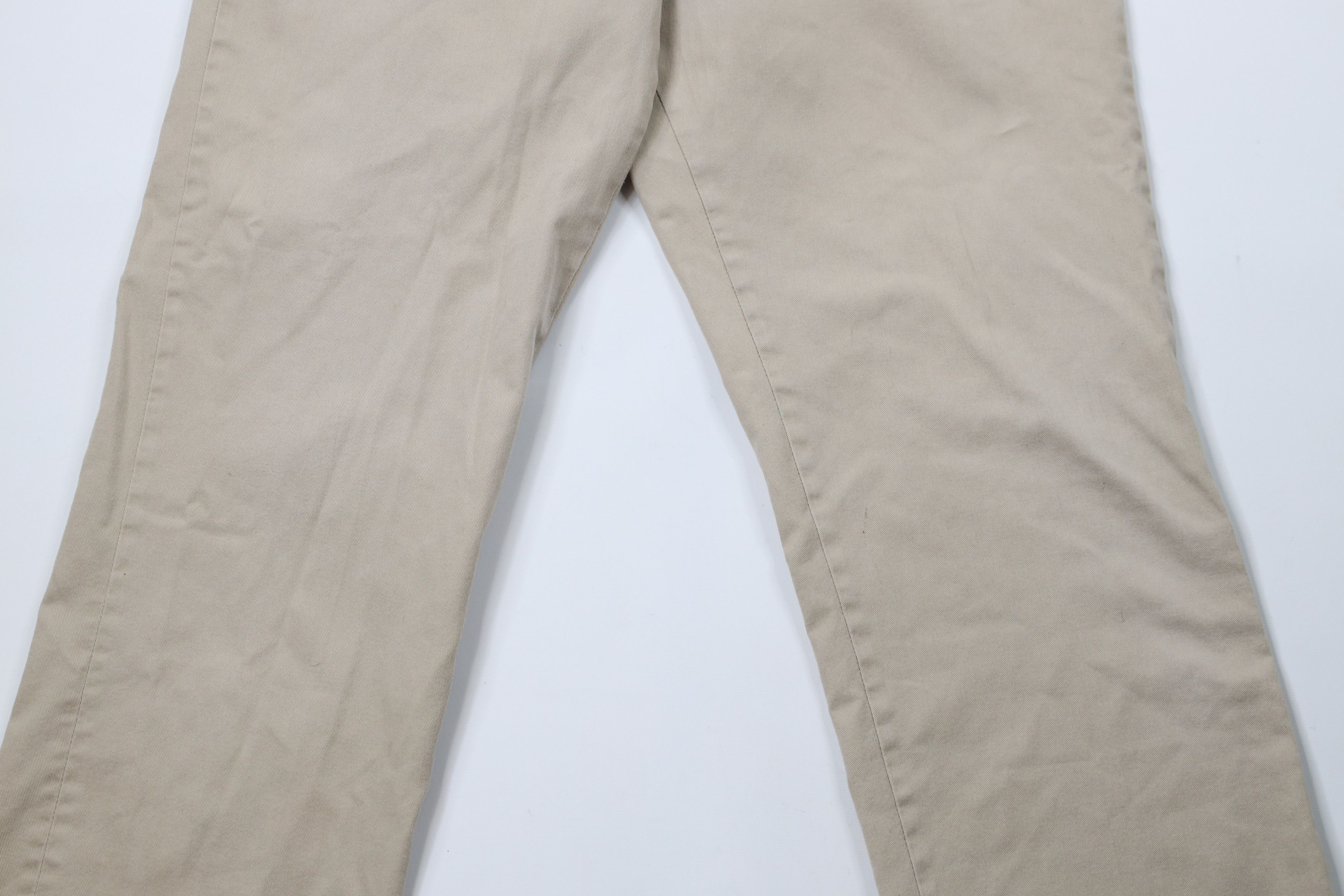 Vintage Vintage 70s Streetwear Wide Leg Chino Pants Beige Cotton Size US 34 / EU 50 - 3 Thumbnail