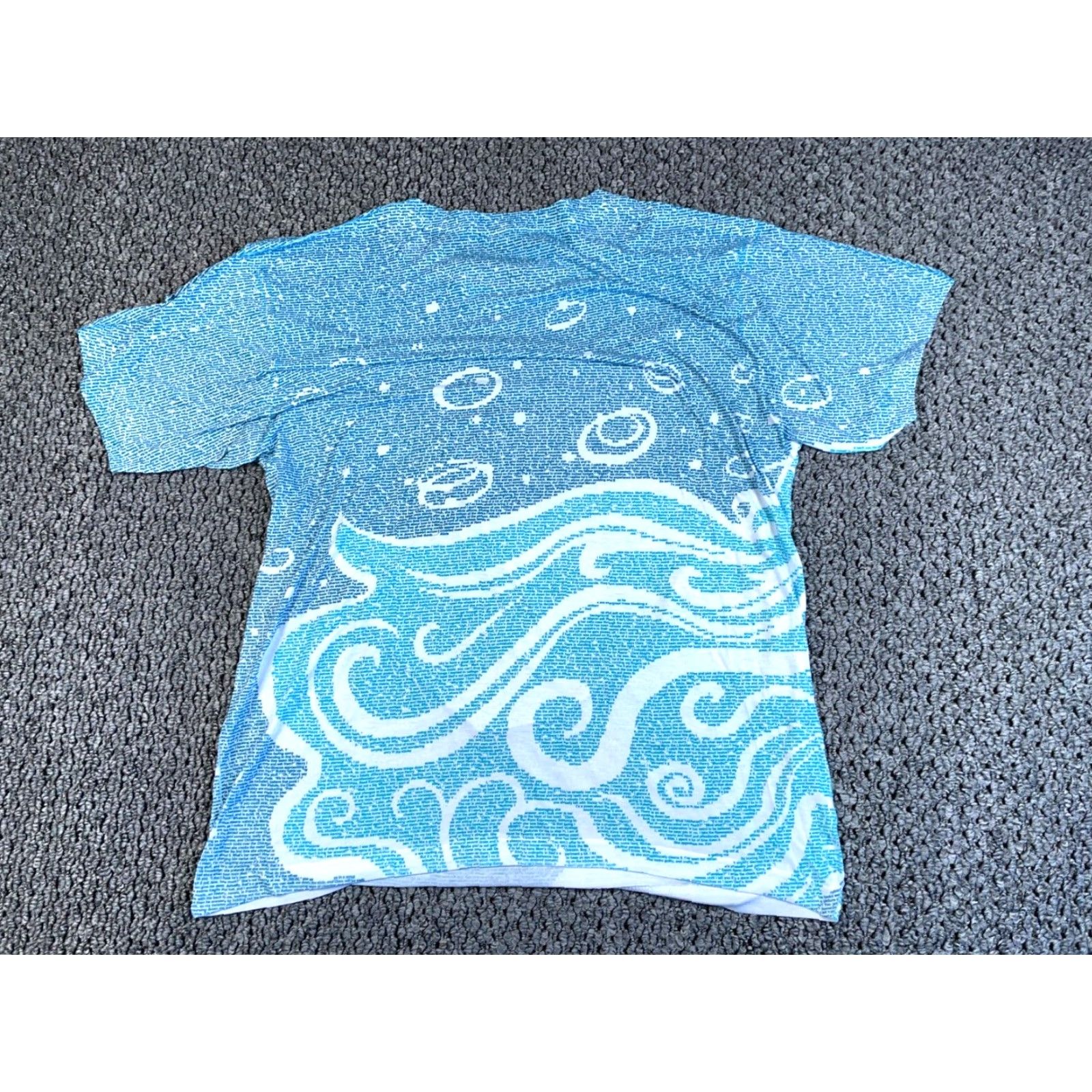 Vintage Litographs Time Traveler's Wife T-Shirt Adult XL White Blue AOP Graphic Books Shirt Mens Size US XL / EU 56 / 4 - 2 Thumbnail