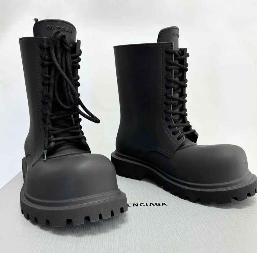 BALENCIAGA Steroid Military Derby Boots