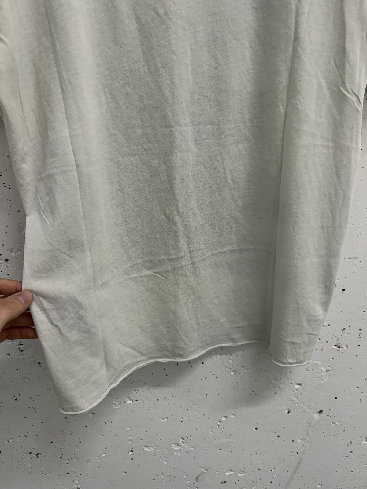 Saint Laurent Paris Saint Laurent Paris Poem Distressed T-Shirt Size US S / EU 44-46 / 1 - 12 Thumbnail