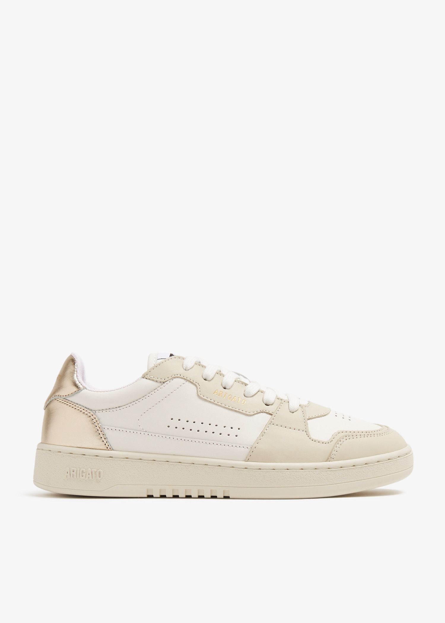 Axel Arigato o1s22i1n0425 Low-Top Sneakers in White/Gold Size US 10 / IT 40 - 1 Thumbnail