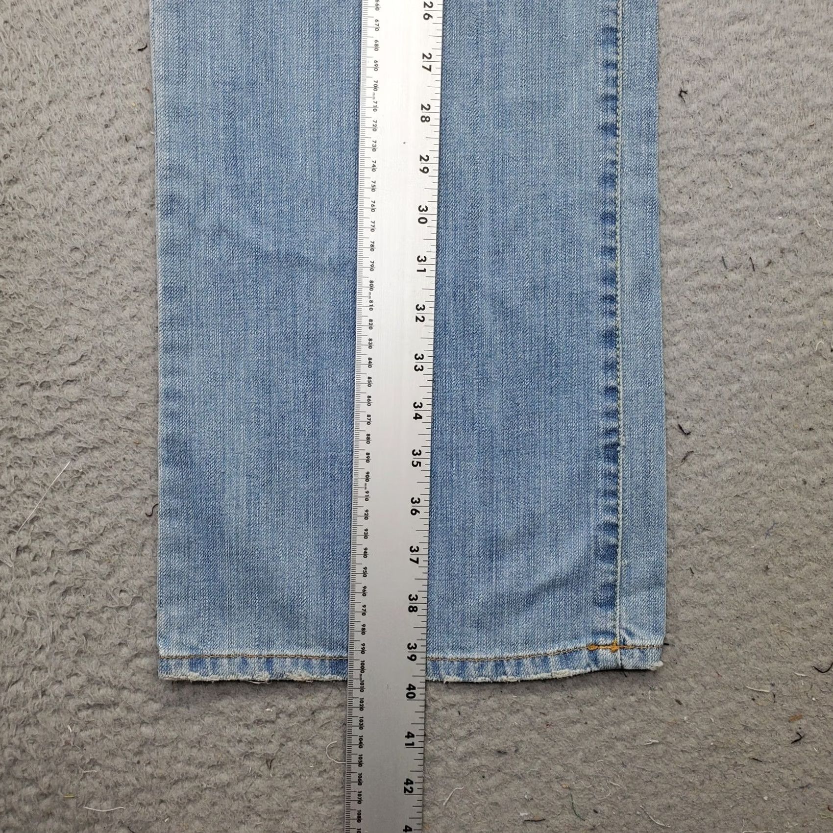 Parker Bitten by Sarah Jessica Parker Jeans Womens Size 20S Blue Denim Straight Leg Jeans Bluen Denim 29" Inseam 5-Pocket Womens Size 20 Regular Mens? Size 42" / US 20 - 3 Thumbnail