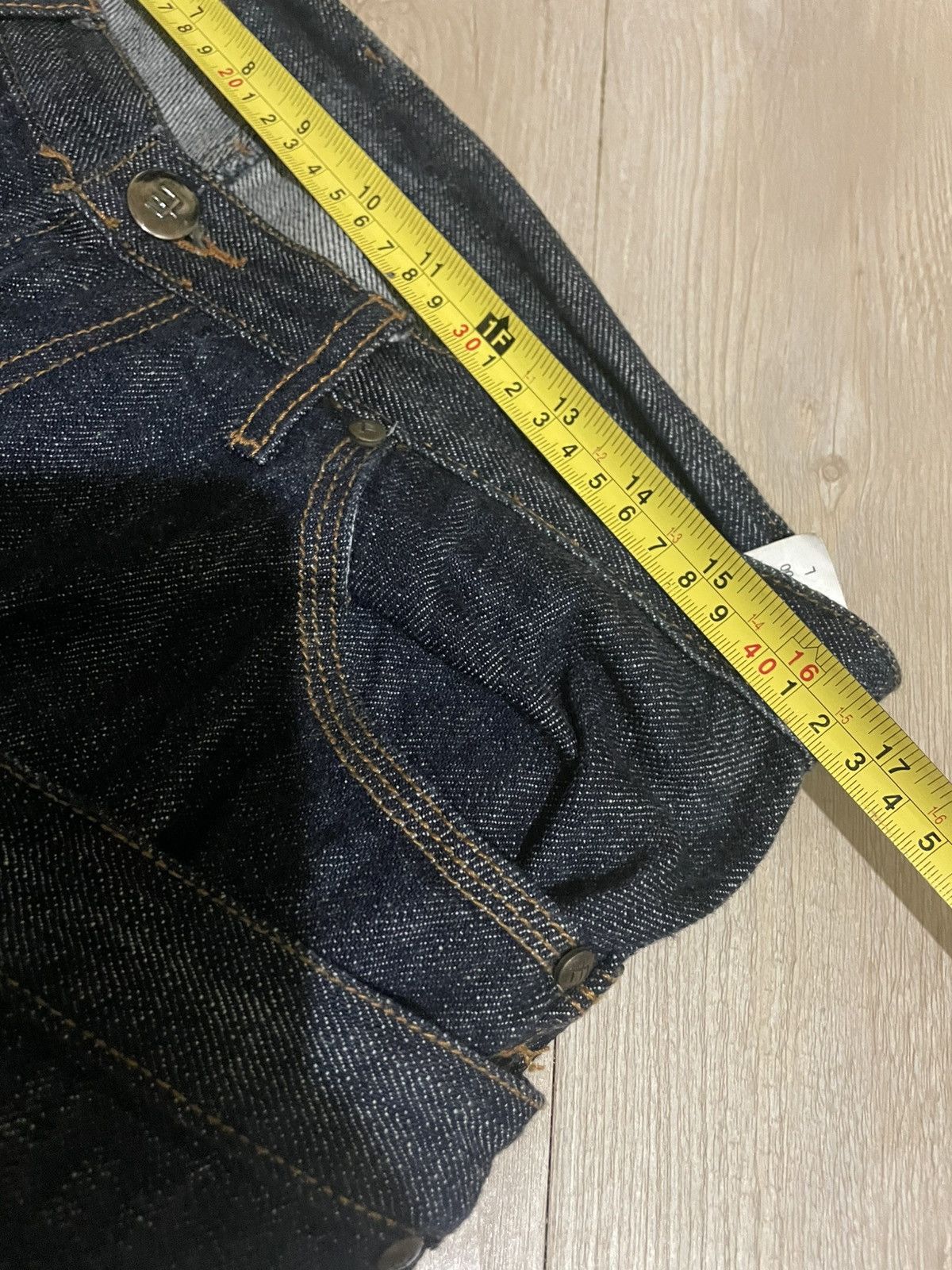 Edwin Rare❗️ Bushpants Edwin Jeans Double Waist Denim Size US 33 - 3 Thumbnail